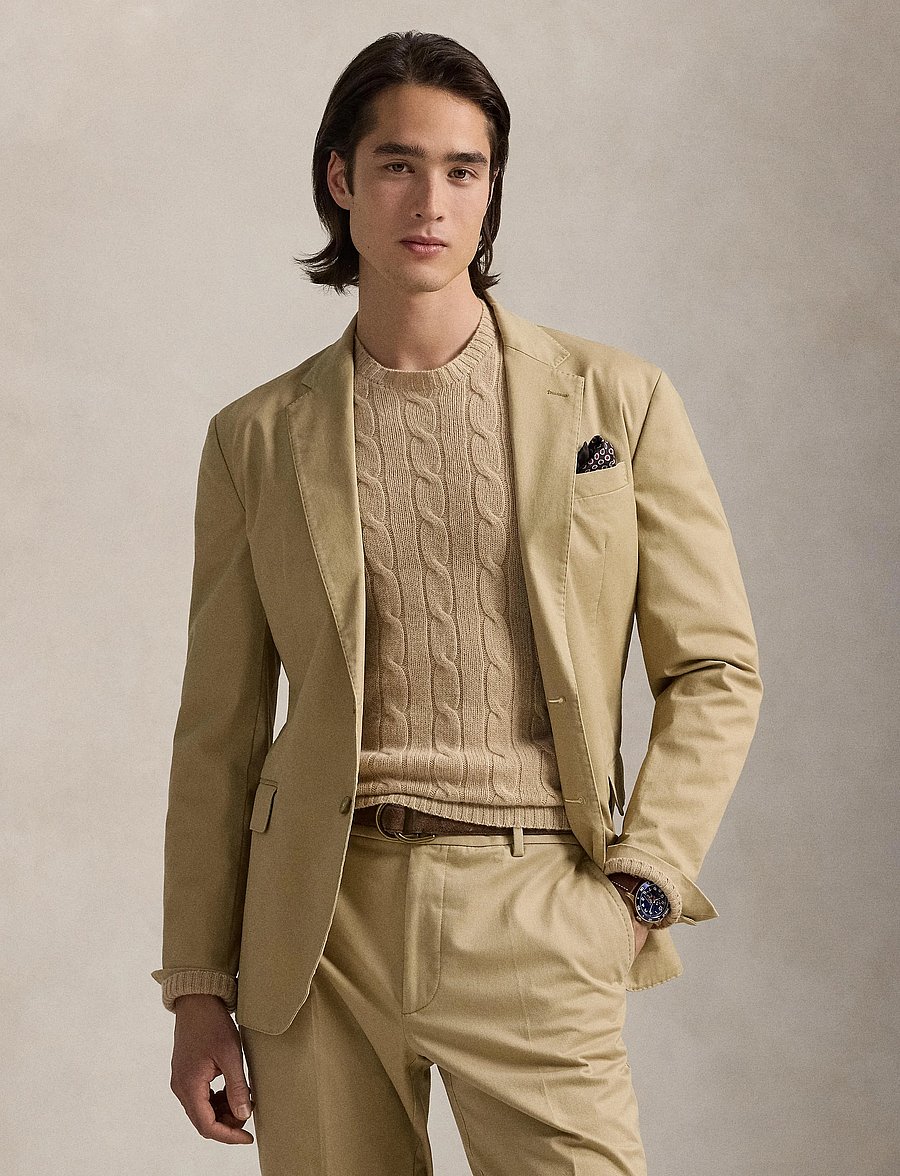 Polo Ralph Lauren - Polo Unconstructed Modern Suit Jacket - blazers à boutonnage simple - monument tan - 0