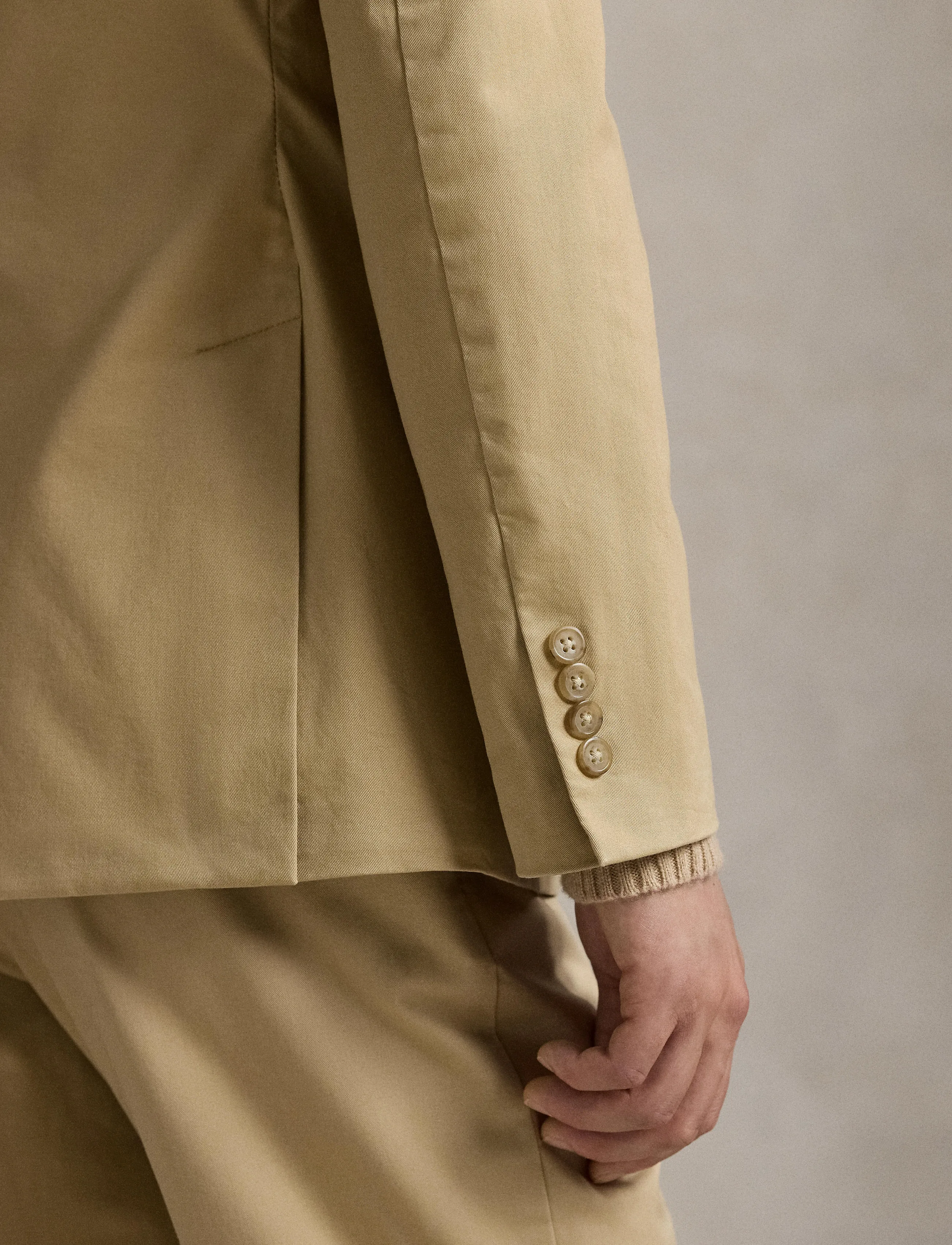 Polo Ralph Lauren - Polo Unconstructed Modern Suit Jacket - enkeltradede blazere - monument tan - 5