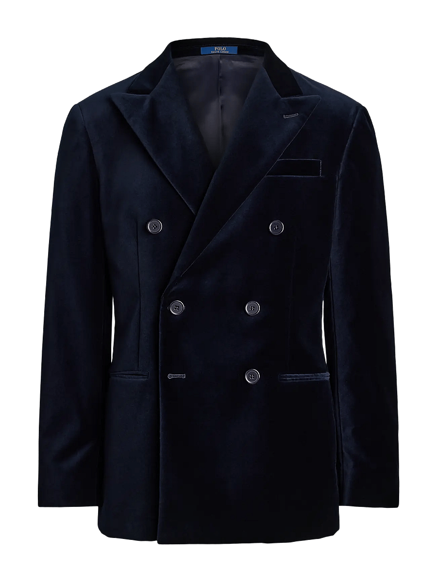 Polo Ralph Lauren - Polo Modern Fit Velvet Jacket - navy - 1