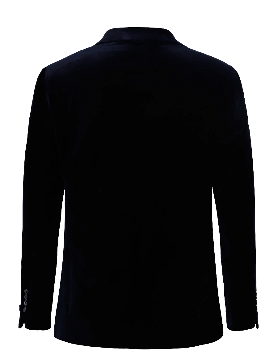 Polo Ralph Lauren - Polo Modern Fit Velvet Jacket - blazers croisés - navy - 2