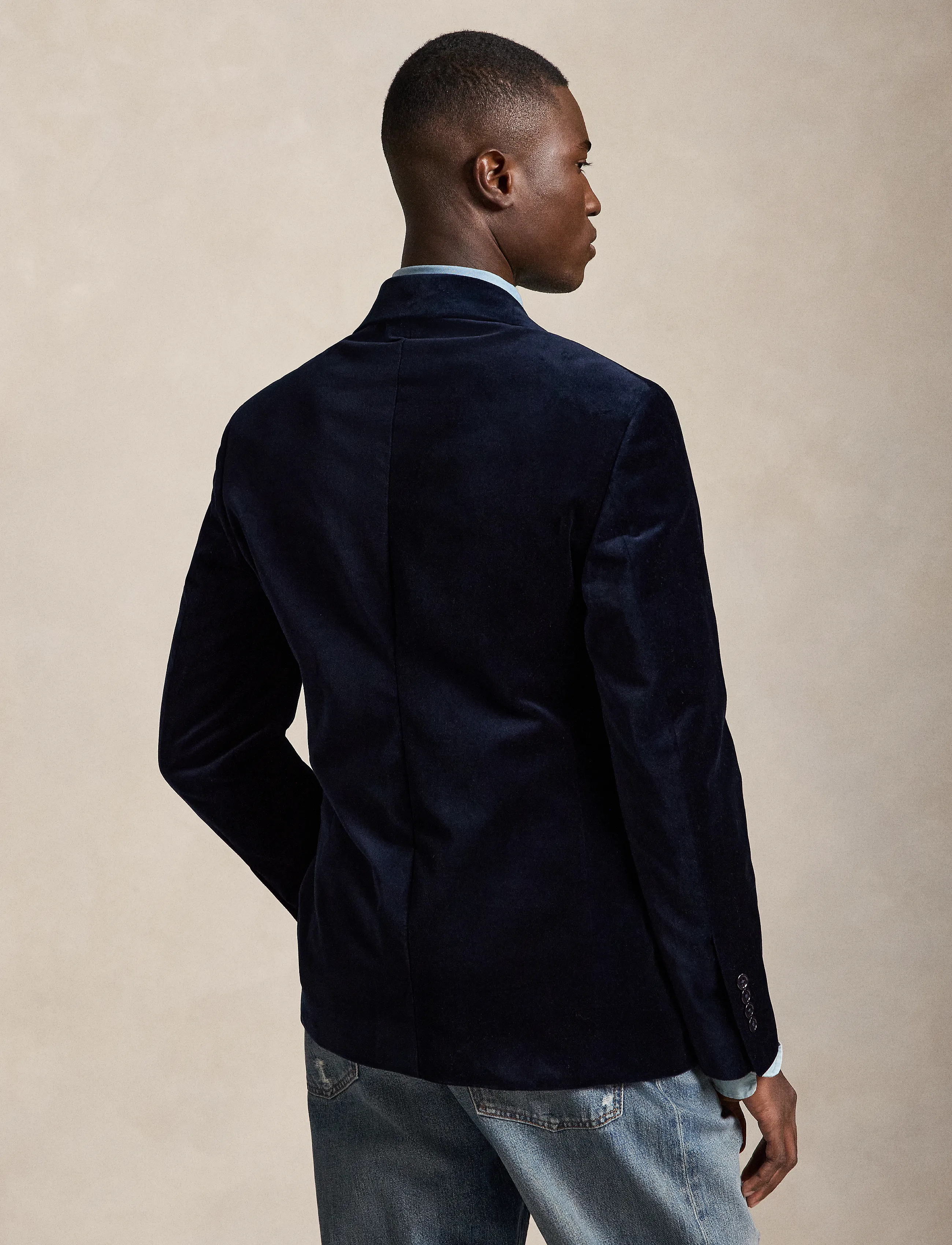 Polo Ralph Lauren - Polo Modern Fit Velvet Jacket - navy - 2