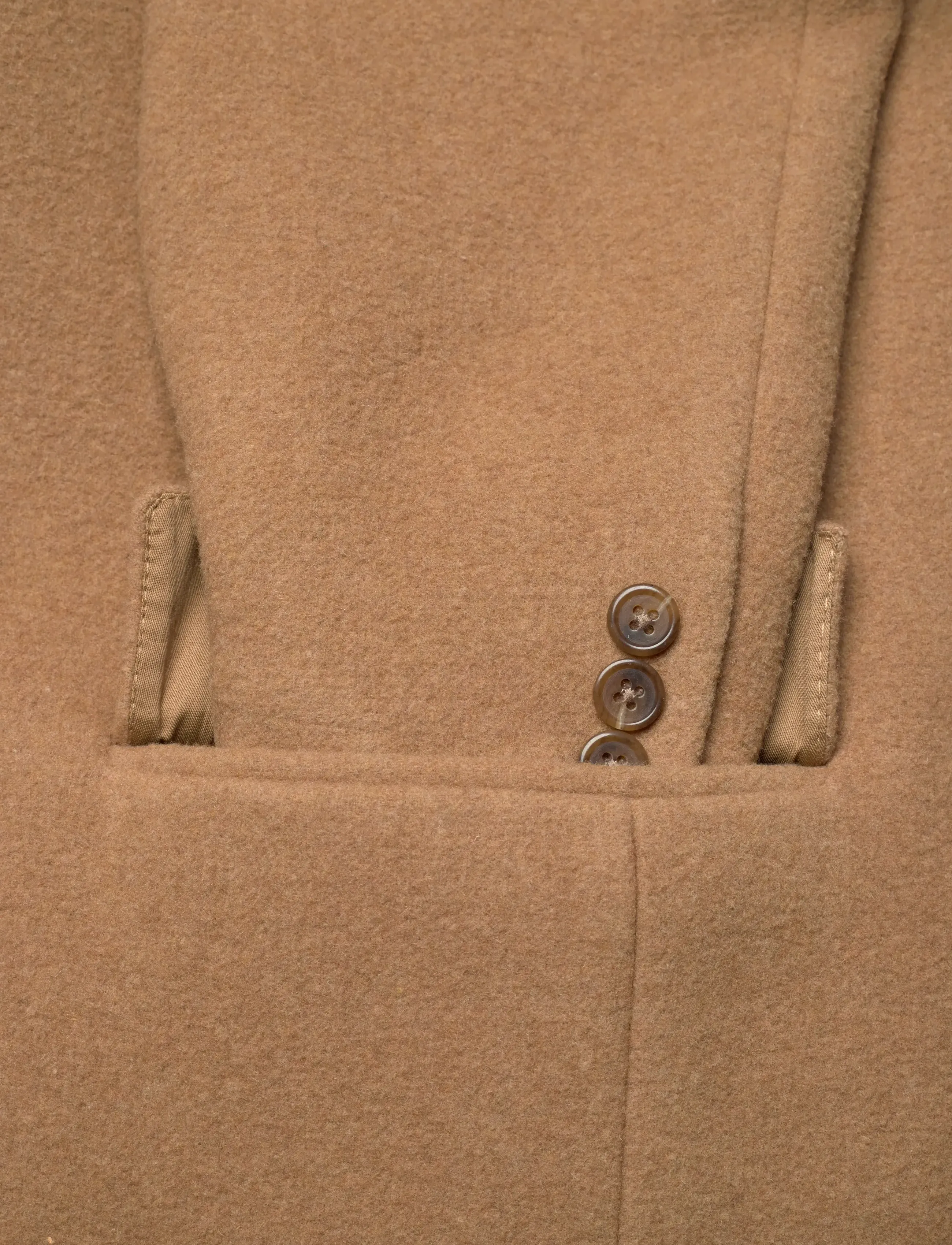 Polo Ralph Lauren - Melton Topcoat - wollmäntel - camel - 3