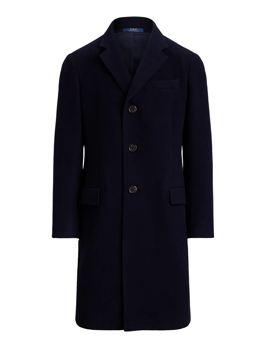 Polo Ralph Lauren - Melton Topcoat - wollmäntel - navy - 1