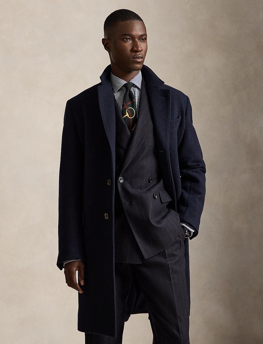 Polo Ralph Lauren - Melton Topcoat - wollmäntel - navy - 3