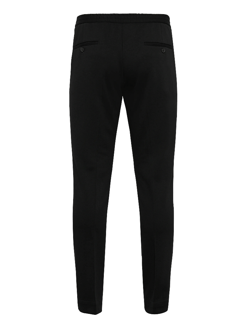 Polo Ralph Lauren - Double-Knit Suit Trouser - kostymbyxor - polo black - 1