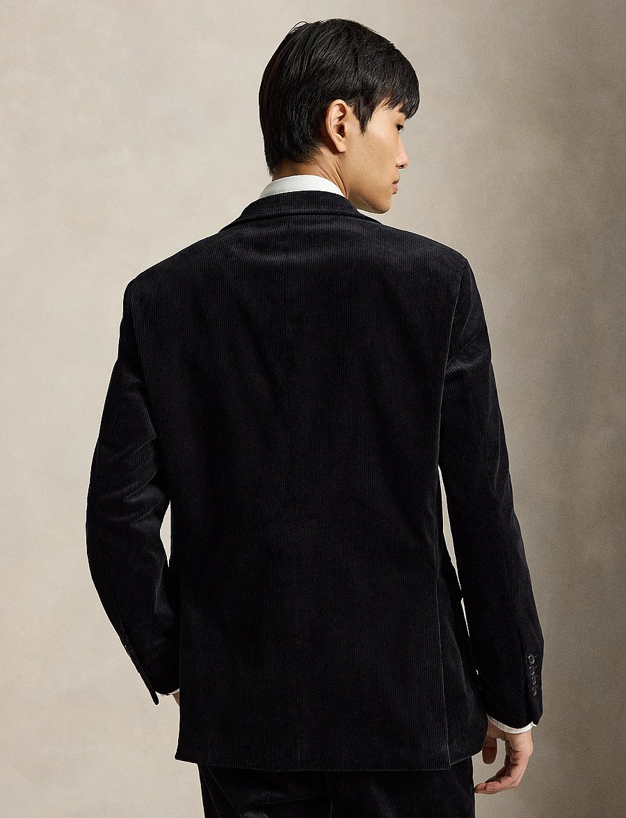 Polo Ralph Lauren - Polo Modern Fit Stretch Corduroy Jacket - einreiher - polo black - 3