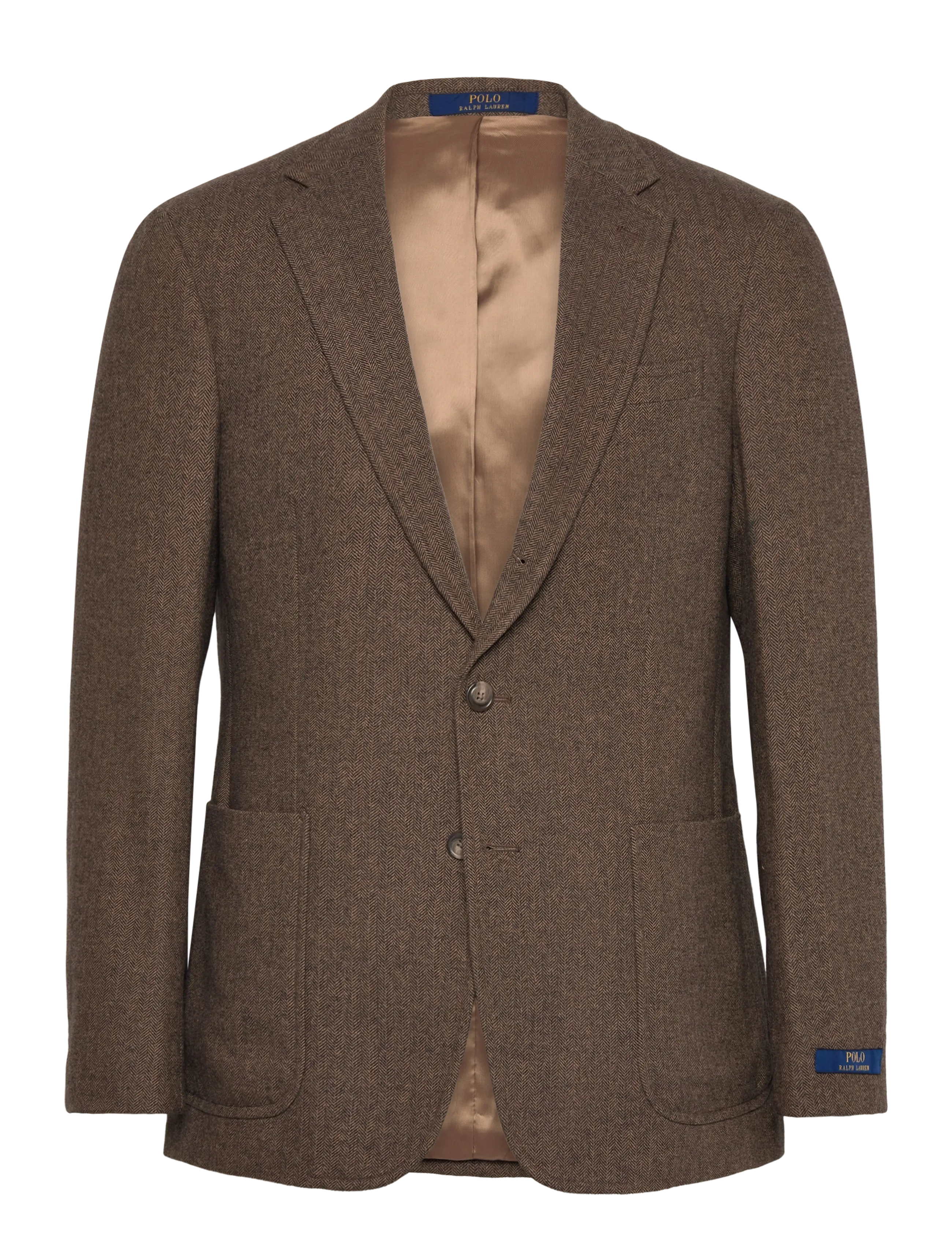Polo Ralph Lauren Polo Modern Fit Herringbone Sport Coat - Tøj - BROWN/TAN / brown