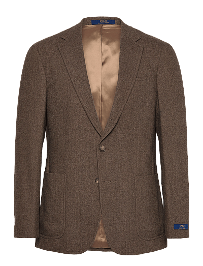 Polo Ralph Lauren Polo Modern Fit Herringbone Sport Coat - Kostiumai ir švarkai - BROWN/TAN / brown