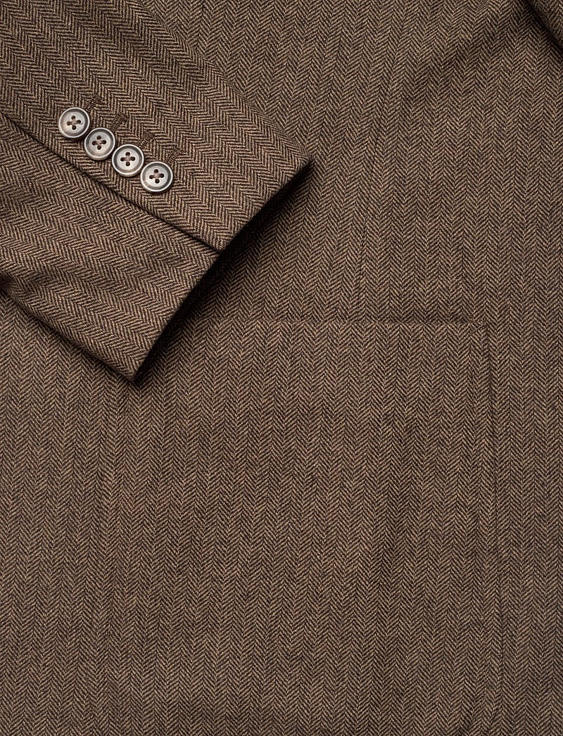 Polo Ralph Lauren - Polo Modern Fit Herringbone Sport Coat - einreiher - brown/tan - 3