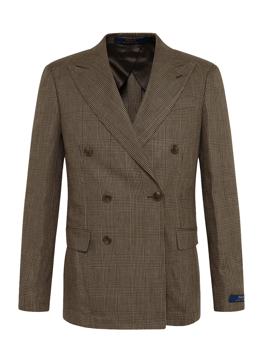 Polo Ralph Lauren - MINI GLENPLAID-WVN-BLAZER/SPORT COA - dobbeltradede blazere - sage multi - 0