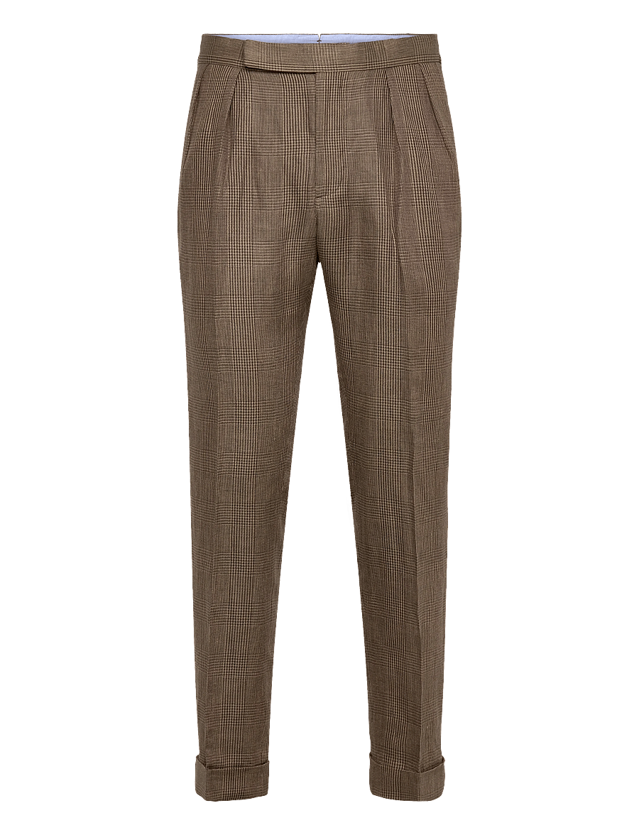 Polo Ralph Lauren - Glen Plaid Twill Suit Trouser - business - sage multi - 0