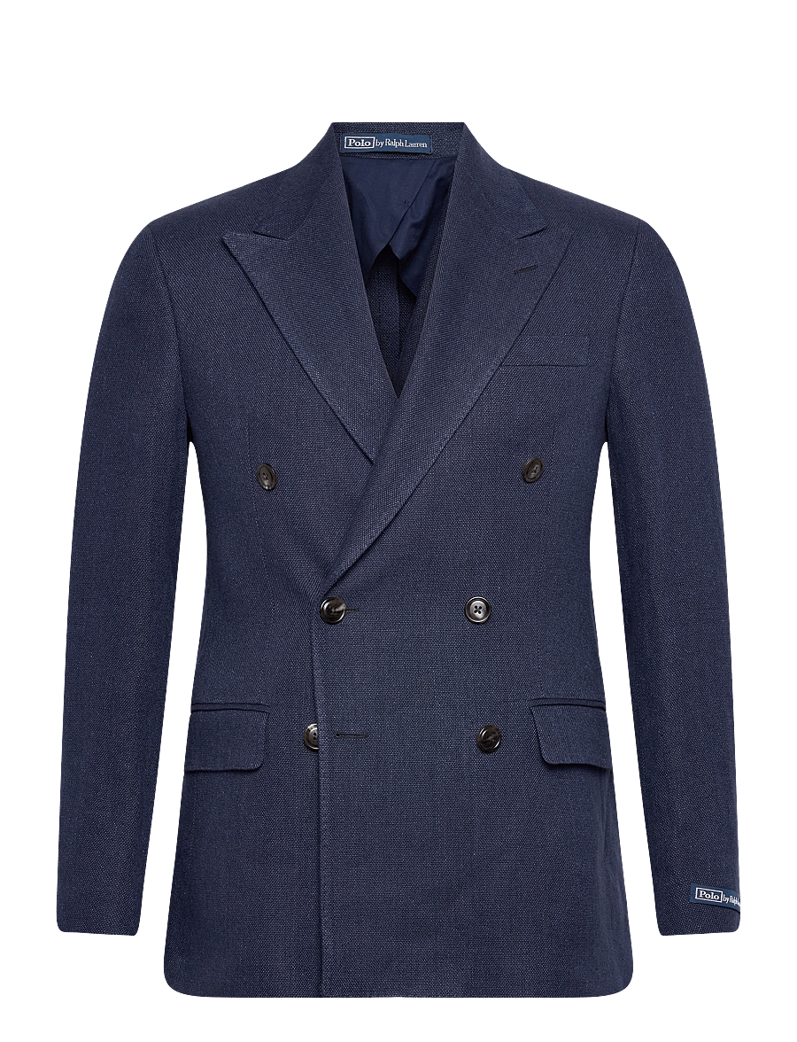 Polo Ralph Lauren - Polo Tailored Fit Tweed Suit Jacket - zweireiher - navy - 1