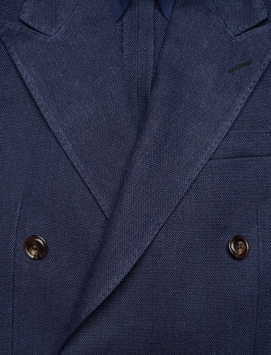 Polo Ralph Lauren - Polo Tailored Fit Tweed Suit Jacket - zweireiher - navy - 4
