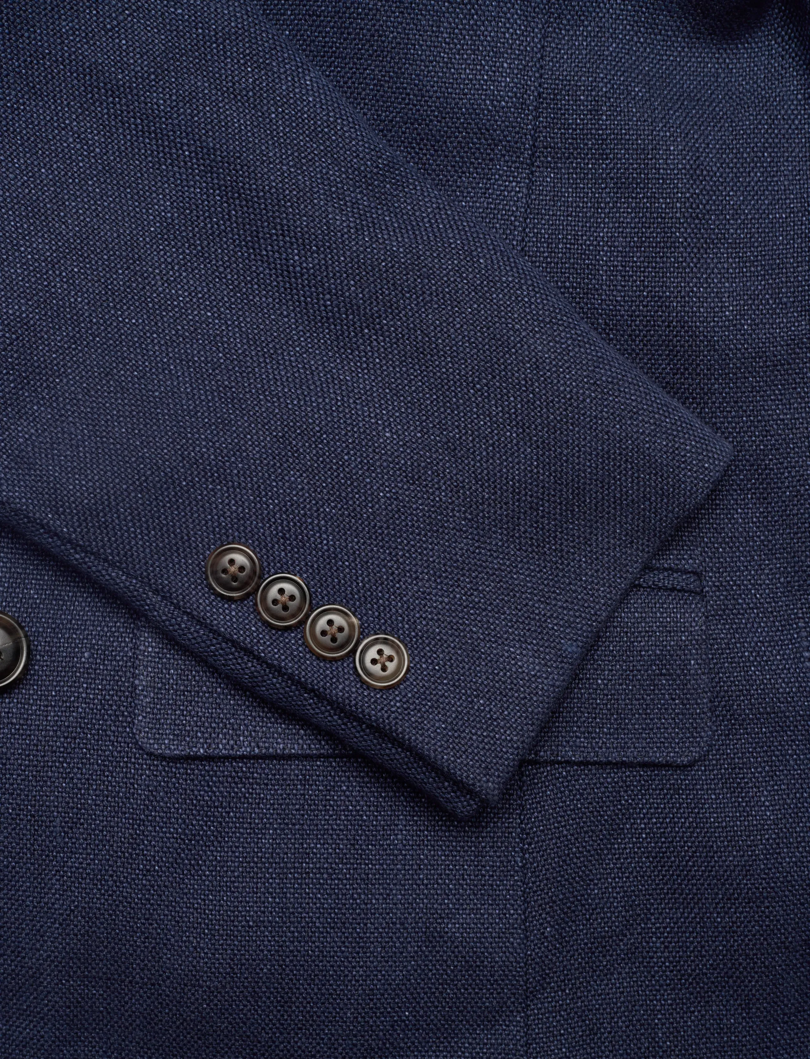 Polo Ralph Lauren - Polo Tailored Fit Tweed Suit Jacket - kahe rinnatisega pintsakud - navy - 5