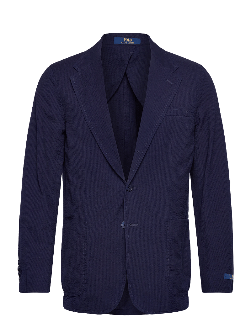 Polo Ralph Lauren - Polo Soft Modern Fit Seersucker Jacket - enkelknäppta kavajer - indigo - 0