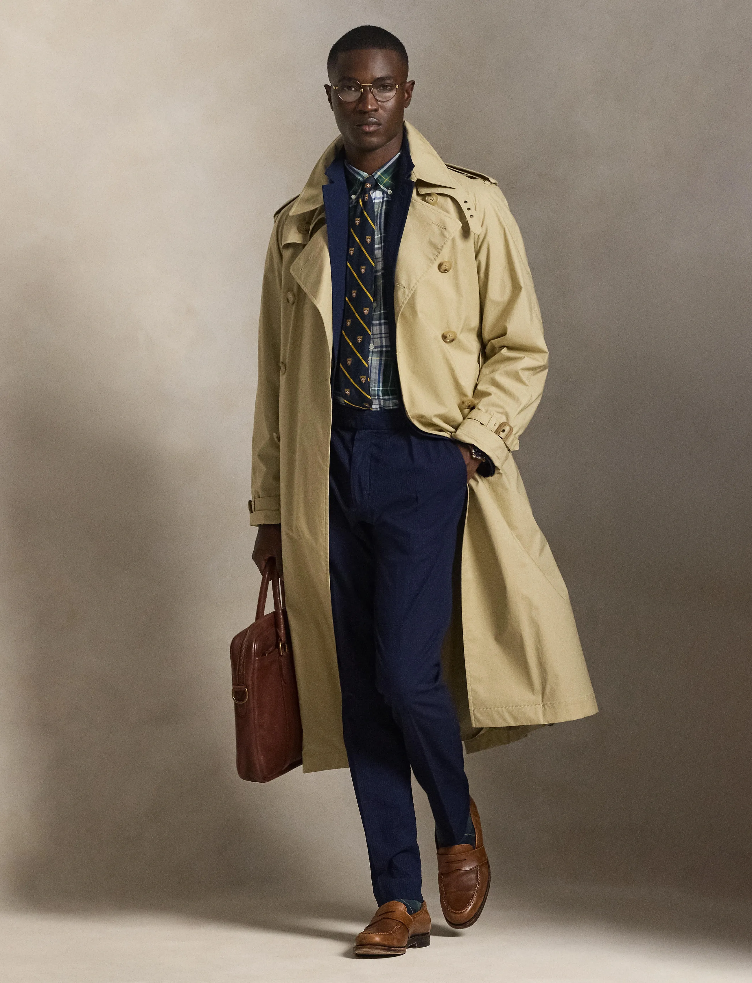 Polo Ralph Lauren Indigo Seersucker-Wvn-Blazer/Sport, L, Blazer, Marineblau - Single Breasted Männerswear