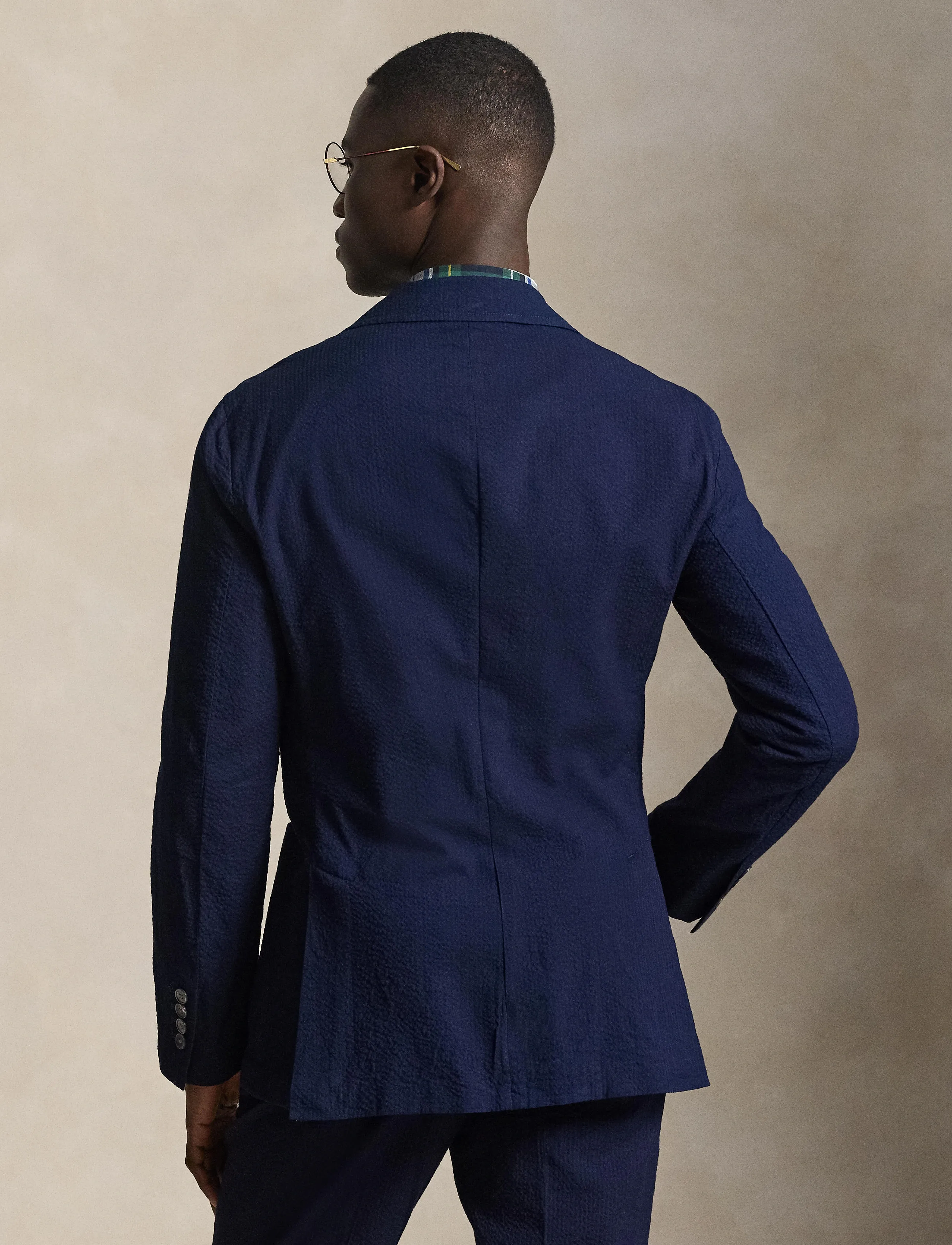 Polo Ralph Lauren - INDIGO SEERSUCKER-WVN-BLAZER/SPORT - enkelknäppta kavajer - indigo - 3