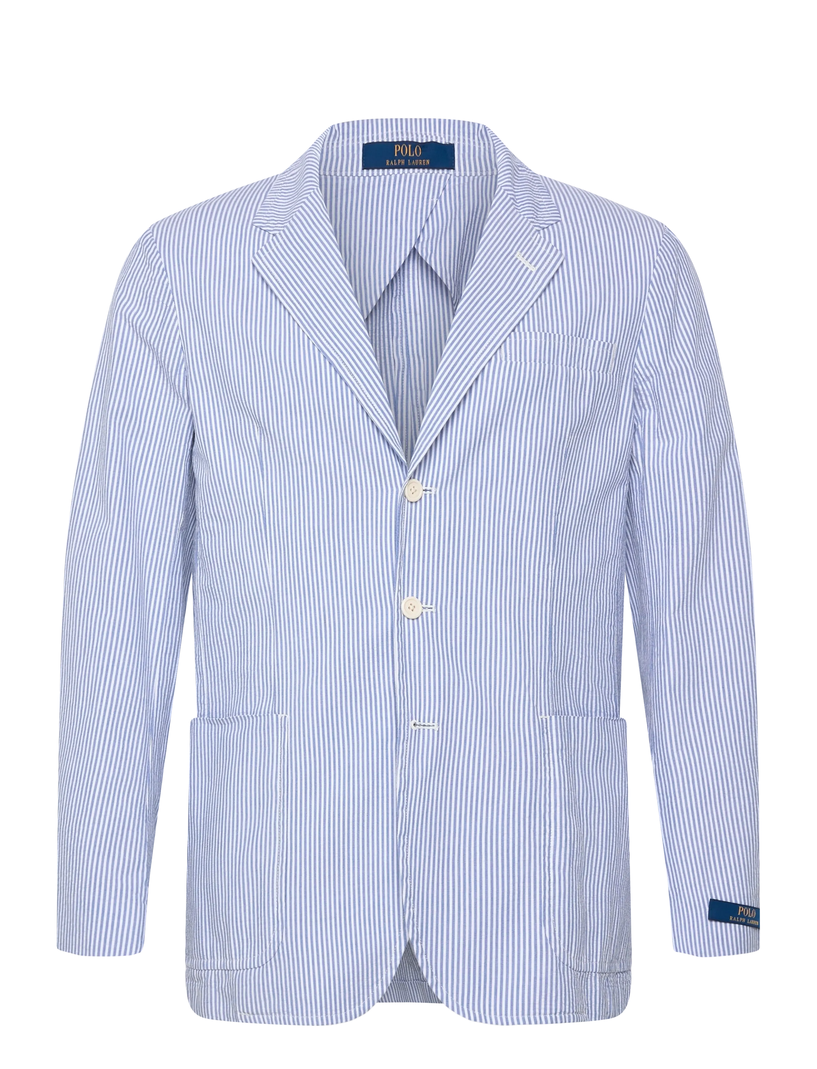 Polo Ralph Lauren Polo Soft Modern Fit Seersucker Jacket - Formalwear - BRIGHT BLUE/WHITE / blue
