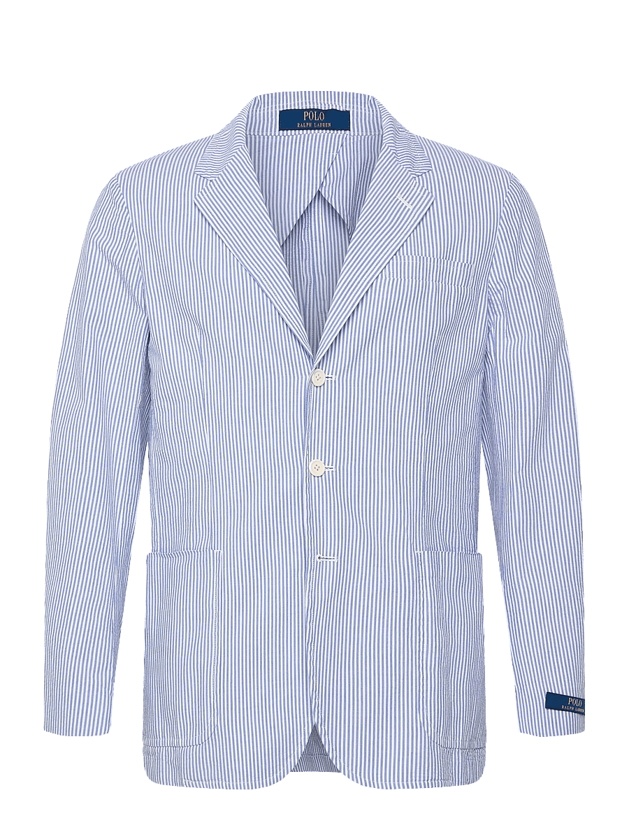 Polo Ralph Lauren - SEERSUCKER-WVN-BLAZER/SPORT COAT - bright blue/white - 1