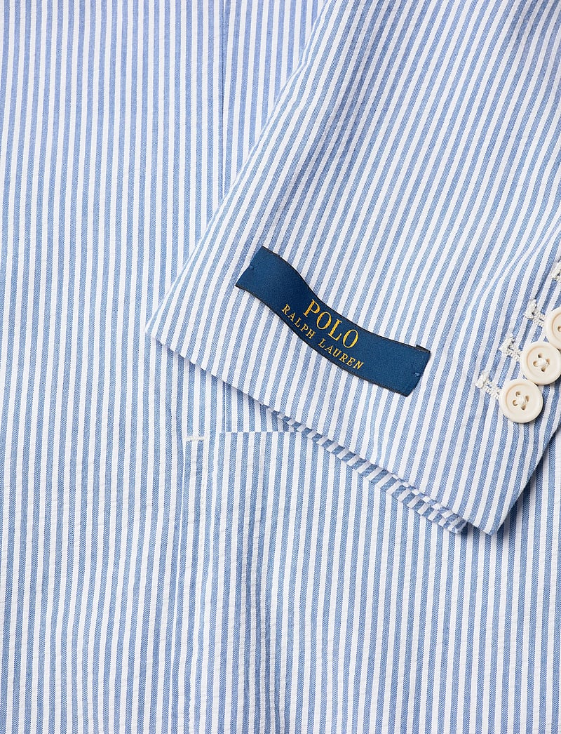 Polo Ralph Lauren - Polo Soft Modern Fit Seersucker Jacket - Ühe rinnatisega pintsakud - bright blue/white - 3