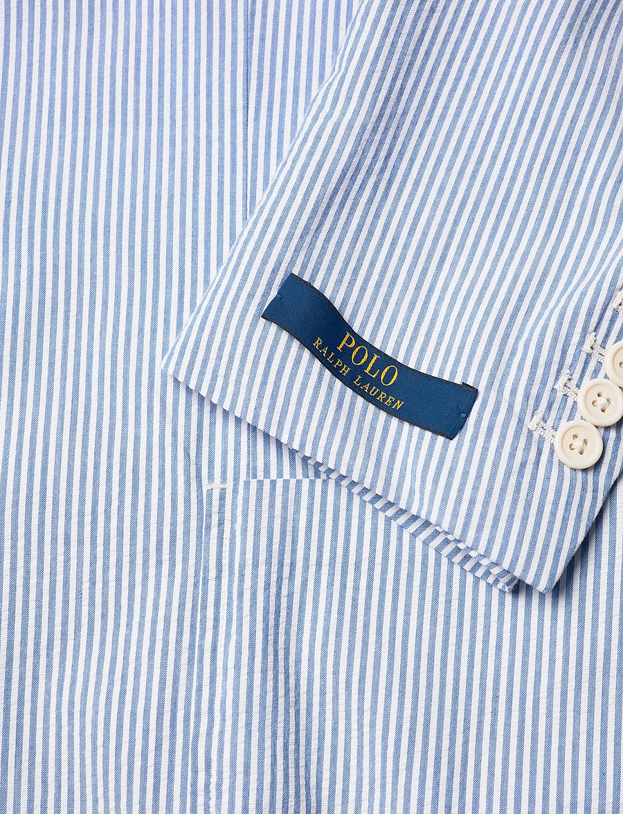 Polo Ralph Lauren - SEERSUCKER-WVN-BLAZER/SPORT COAT - bright blue/white - 5