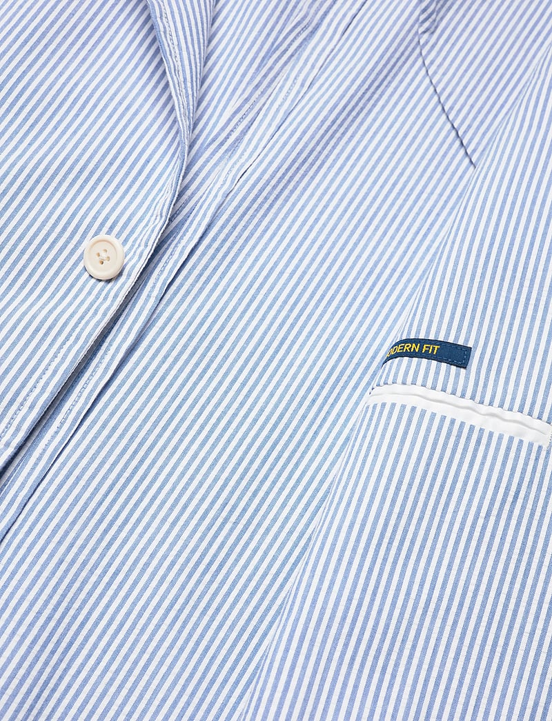 Polo Ralph Lauren - Polo Soft Modern Fit Seersucker Jacket - Ühe rinnatisega pintsakud - bright blue/white - 4