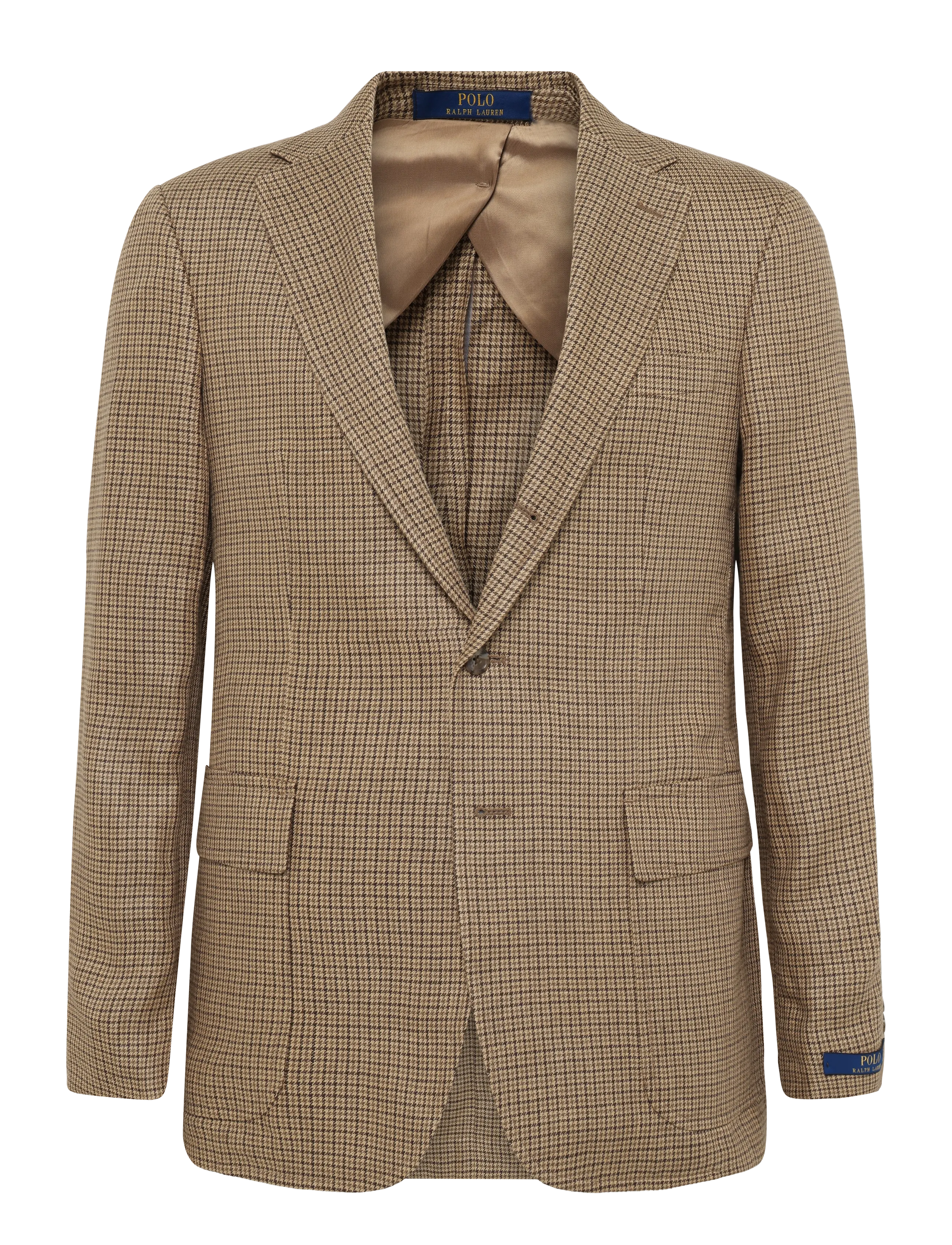 Polo Ralph Lauren MINI GUNCHECK-WVN-BLAZER/SPORT COAT - Clothing - CAMEL MULTI / beige