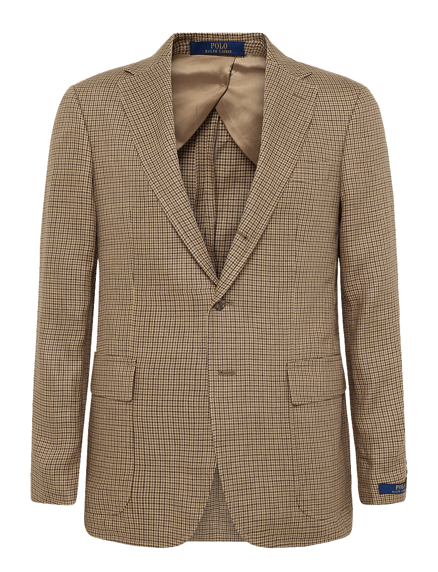 Polo Ralph Lauren - MINI GUNCHECK-WVN-BLAZER/SPORT COAT - Üherealised pintsakud - camel multi - 0