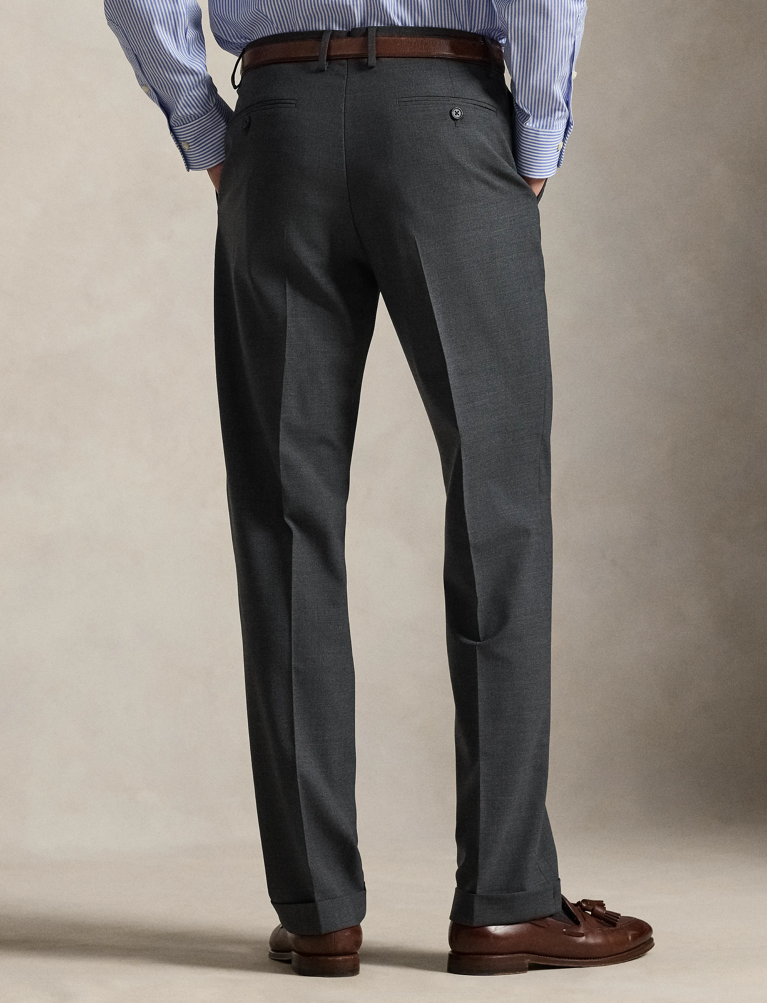 Polo Ralph Lauren - TAILORED TWILL WOOL-WVN-PANTS - formell - charcoal - 3