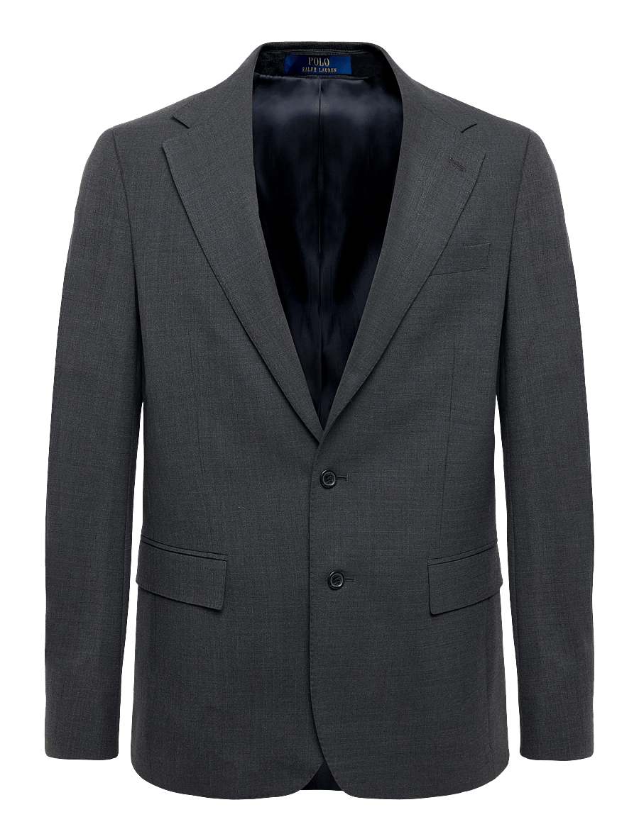 Polo Ralph Lauren - Polo Modern Fit Wool-Blend Suit Jacket - Üherealised pintsakud - charcoal - 0