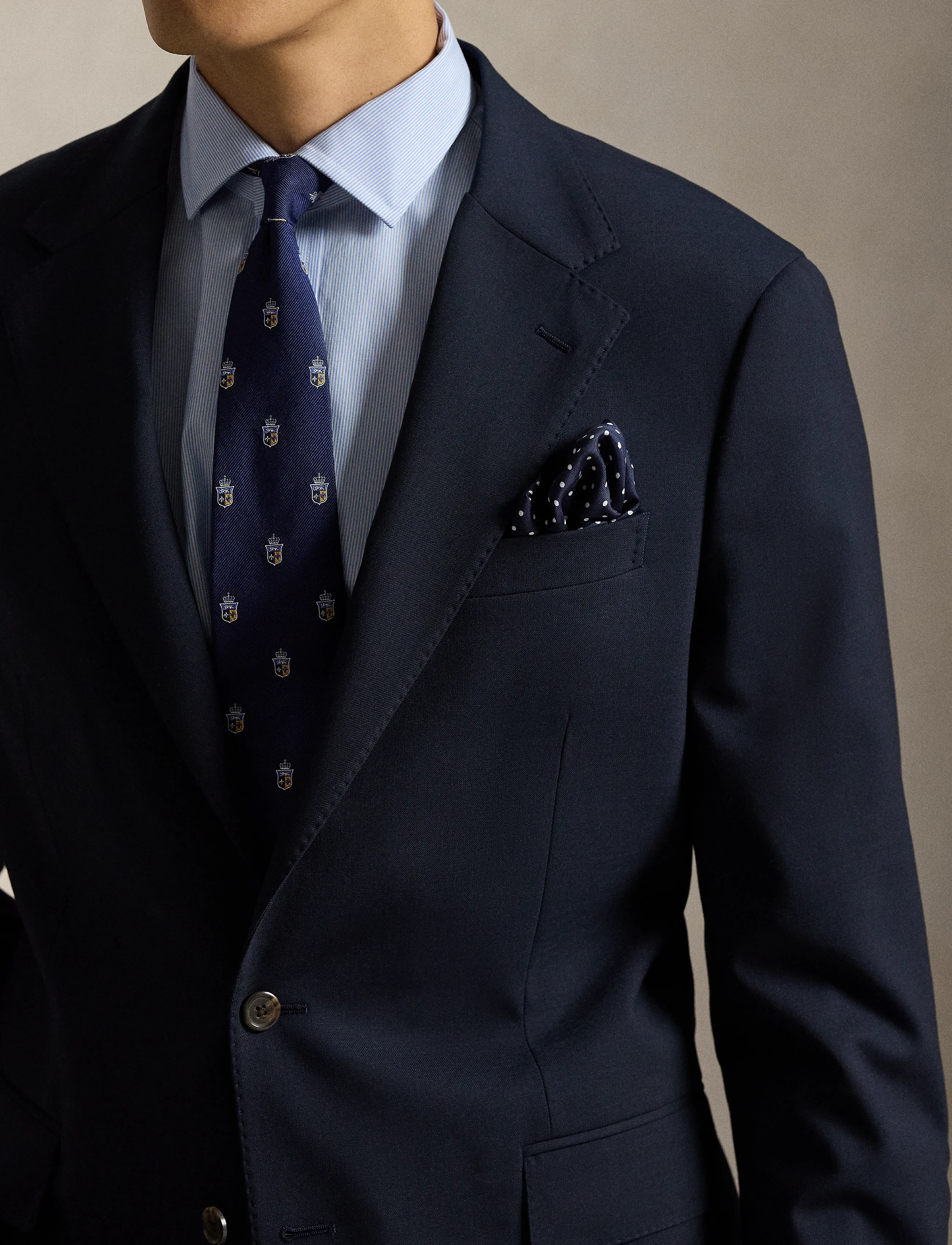 Polo Ralph Lauren - Polo Modern Fit Wool-Blend Suit Jacket - navy - 2