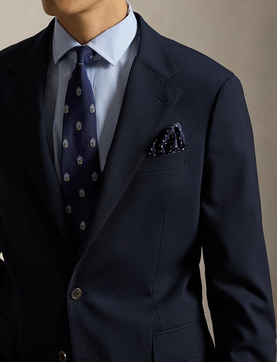 Polo Ralph Lauren - Polo Modern Fit Wool-Blend Suit Jacket - navy - 2
