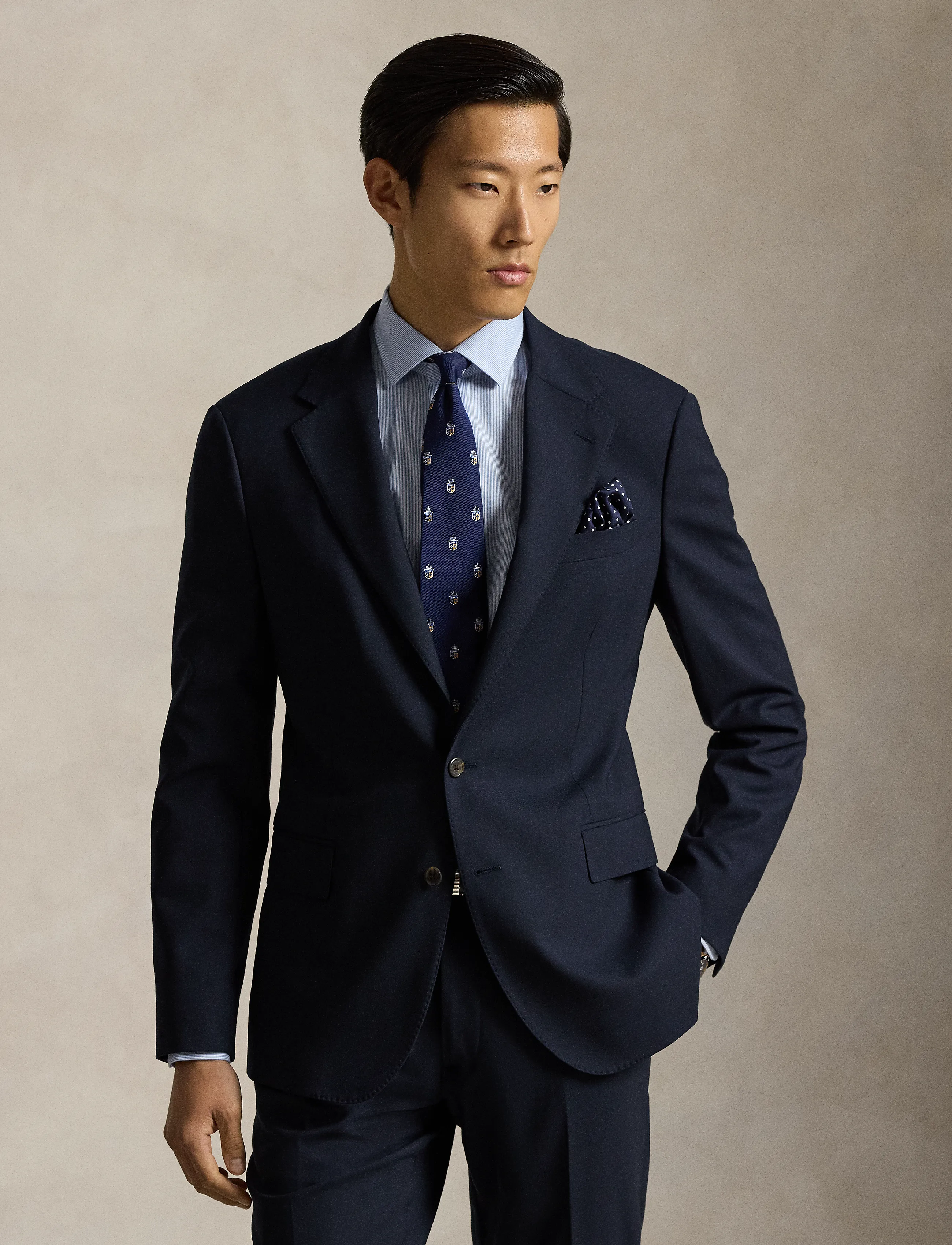 Polo Ralph Lauren - Polo Modern Fit Wool-Blend Suit Jacket - navy - 4