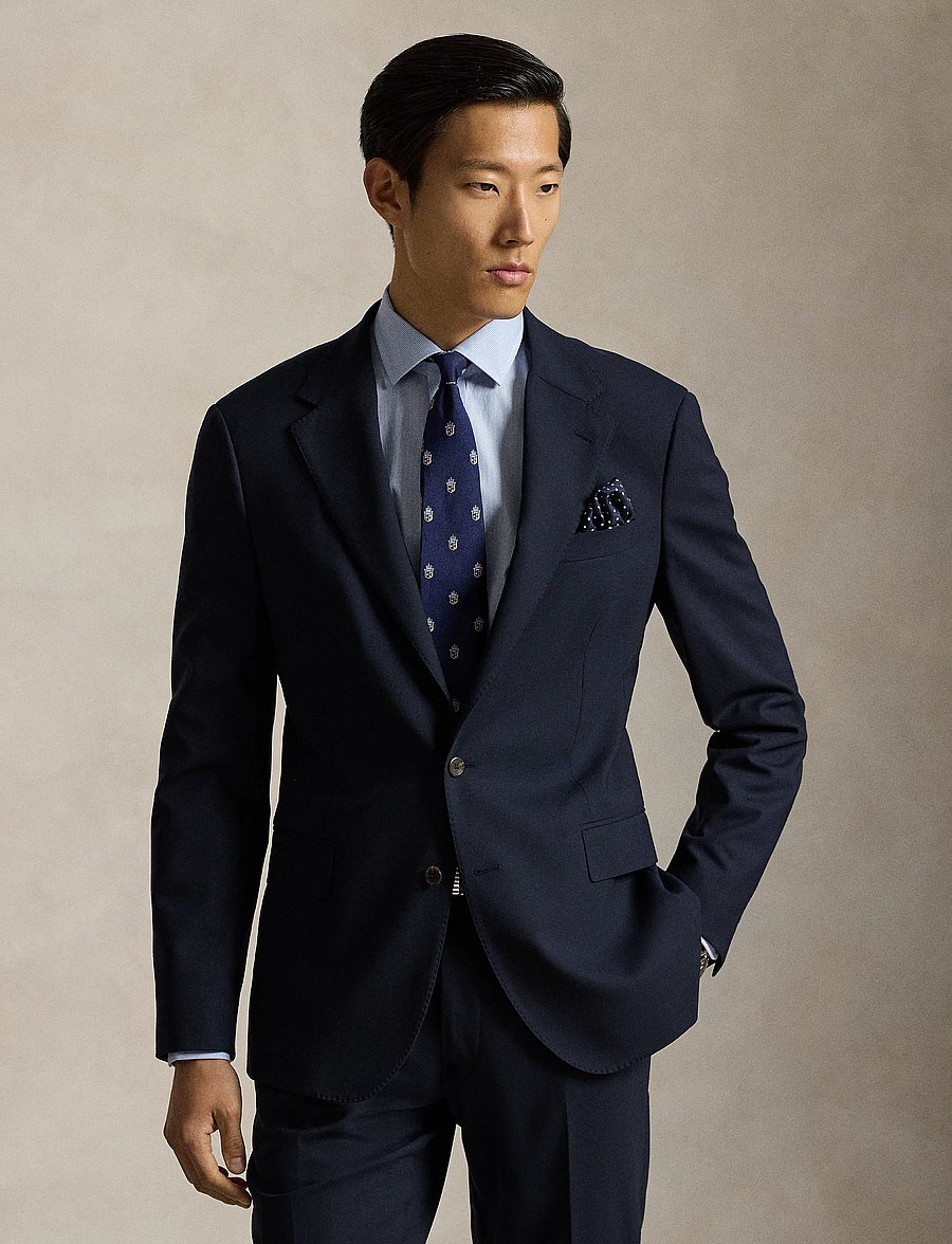 Polo Ralph Lauren - Polo Modern Fit Wool-Blend Suit Jacket - navy - 4