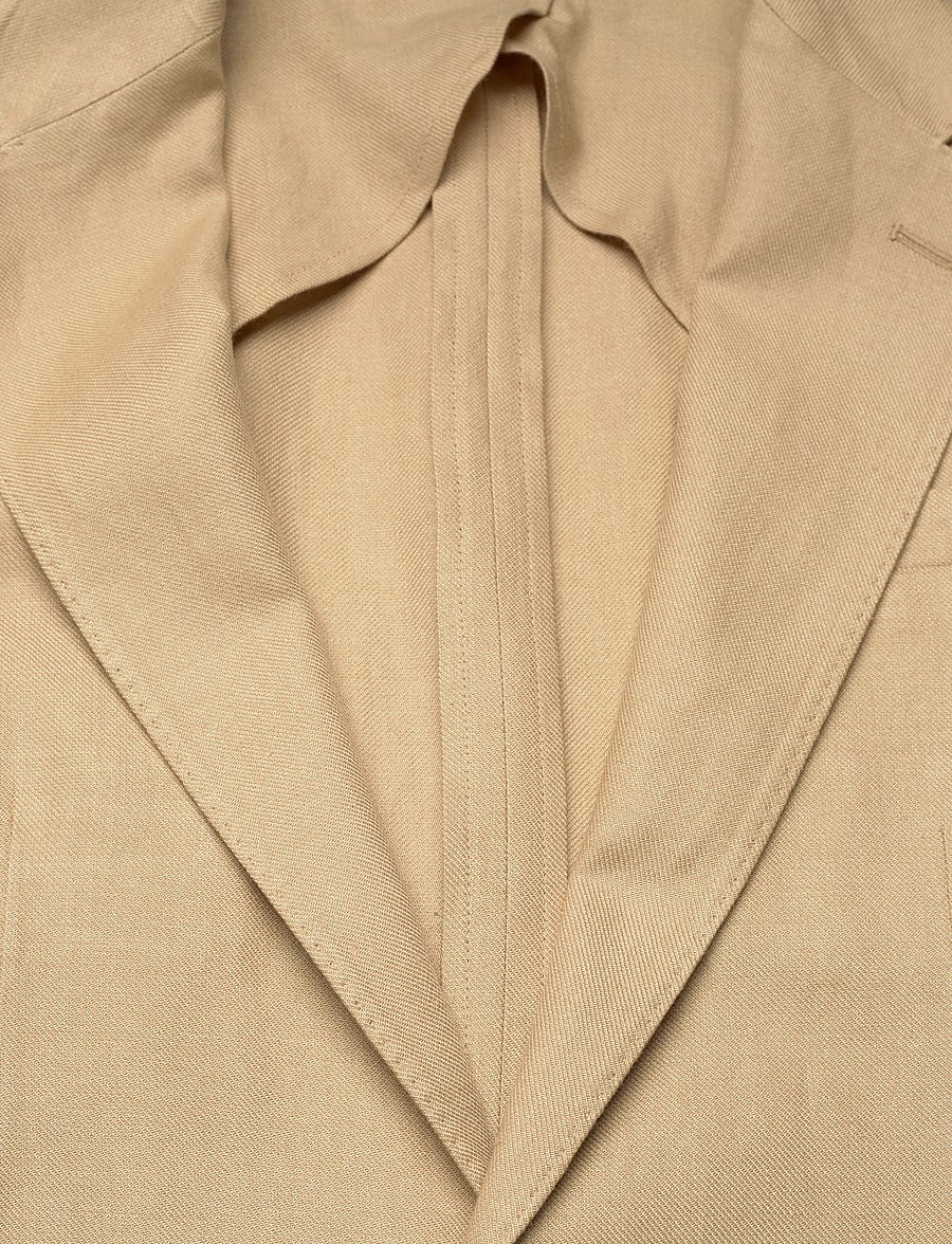 Polo Ralph Lauren - Polo Soft Modern Fit Linen-Blend Jacket - einreiher - tan - 2