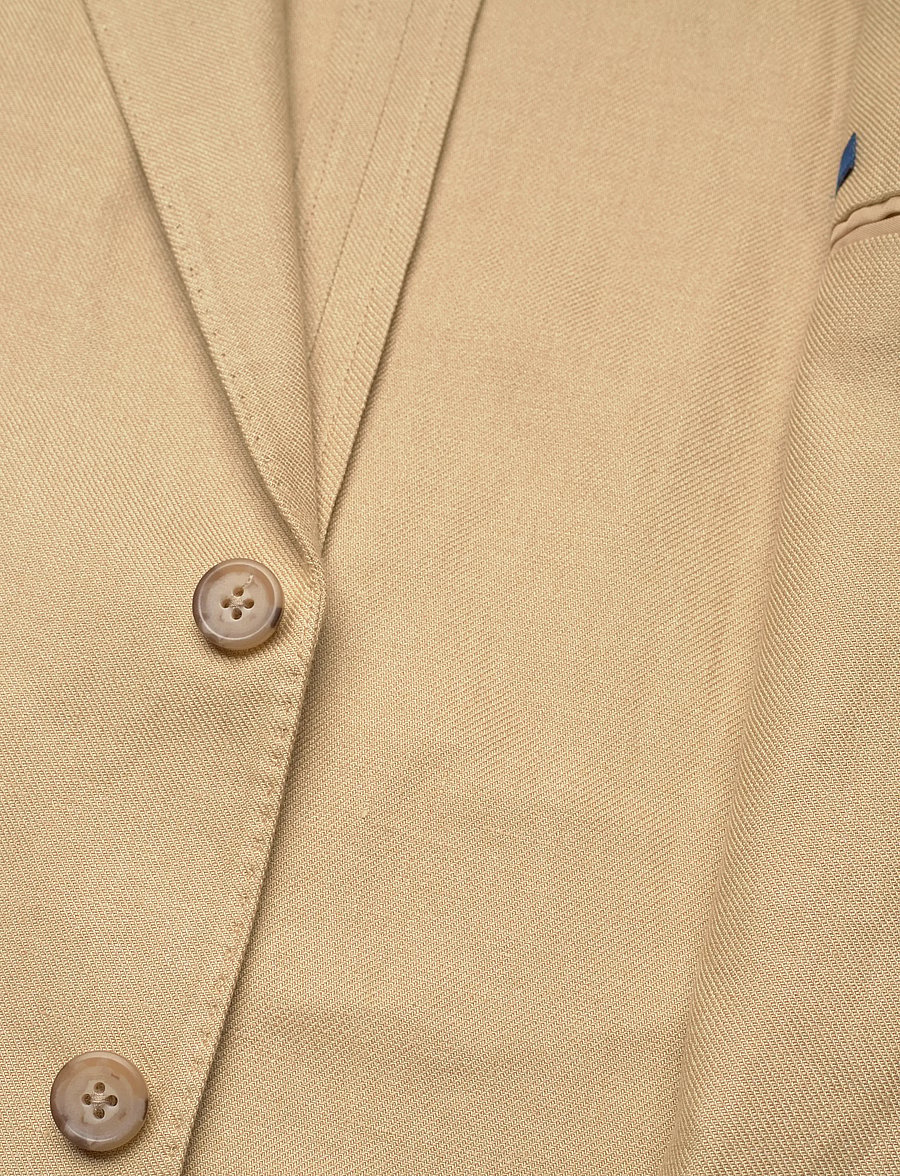 Polo Ralph Lauren - Polo Soft Modern Fit Linen-Blend Jacket - einreiher - tan - 4