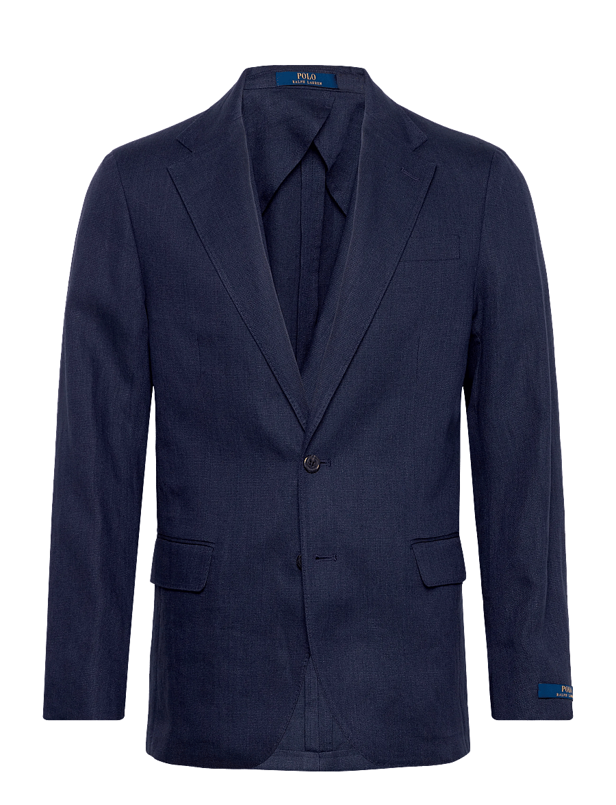 Polo Ralph Lauren - Polo Soft Modern Fit Linen-Blend Jacket - einreiher - navy - 0
