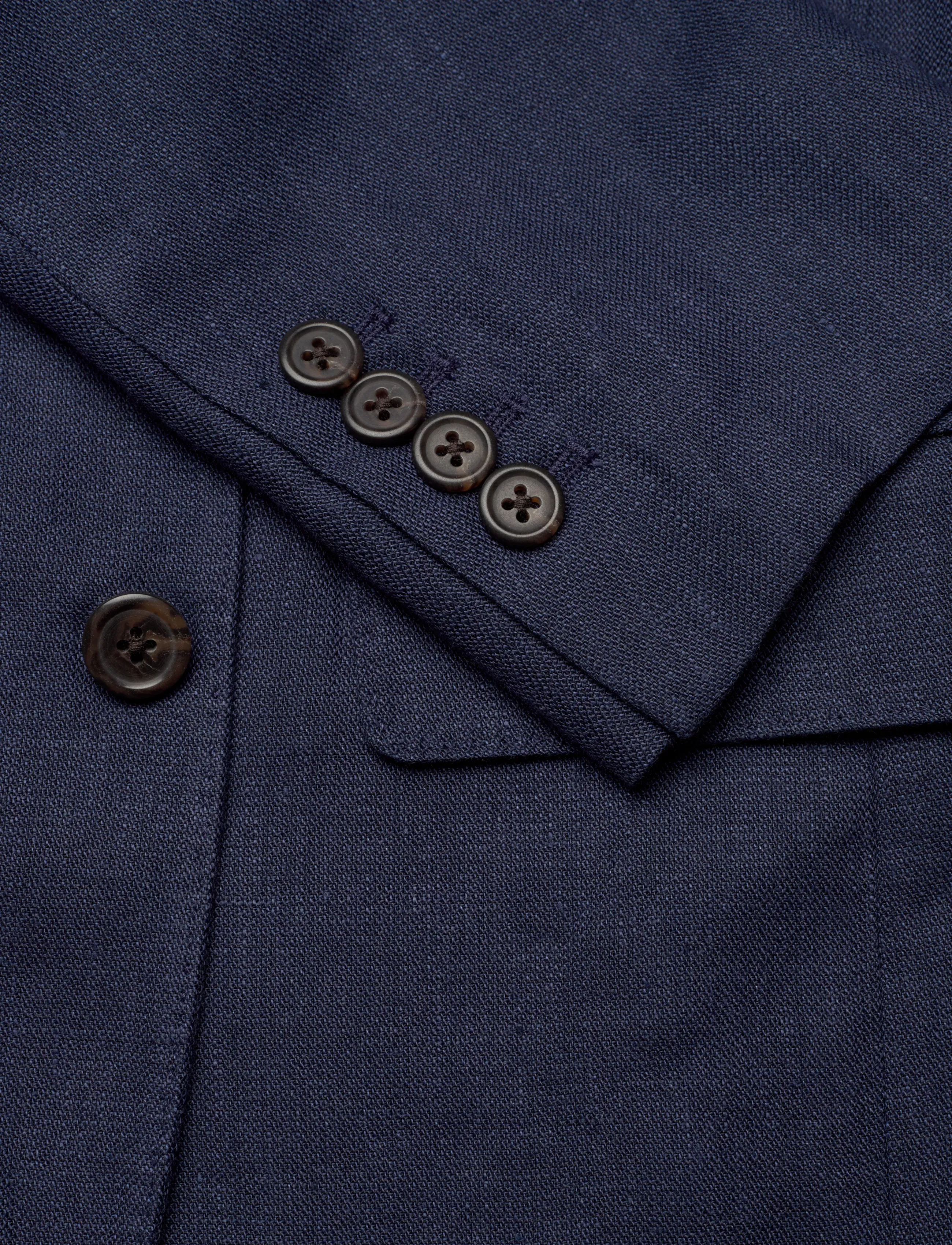 Polo Ralph Lauren - Polo Soft Modern Fit Linen-Blend Jacket - einreiher - navy - 3