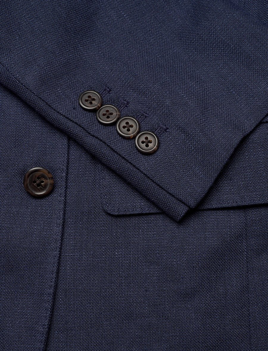 Polo Ralph Lauren - Polo Soft Modern Fit Linen-Blend Jacket - einreiher - navy - 3