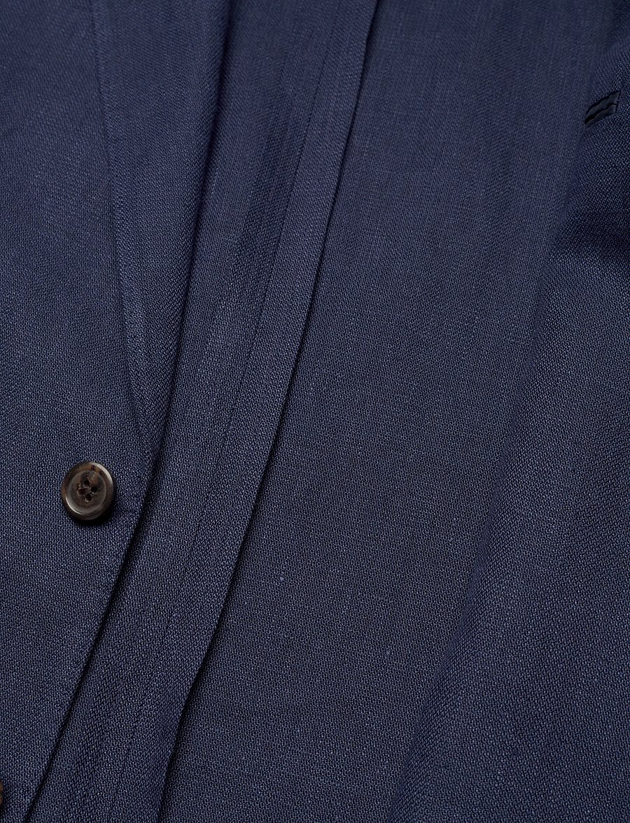 Polo Ralph Lauren - Polo Soft Modern Fit Linen-Blend Jacket - einreiher - navy - 4