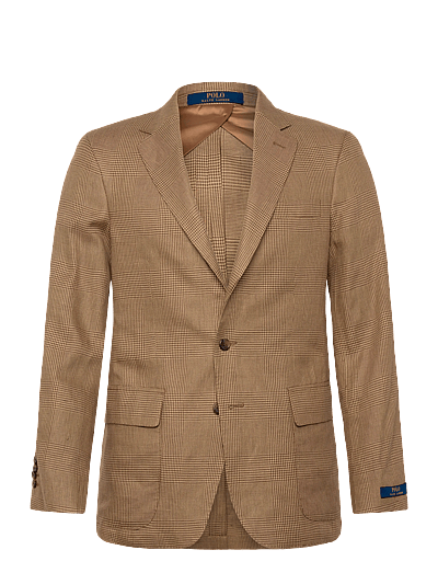 Polo Ralph Lauren Polo Modern Fit Glen Plaid Sport Coat - Blazere i hør - TAN/BROWN / brown