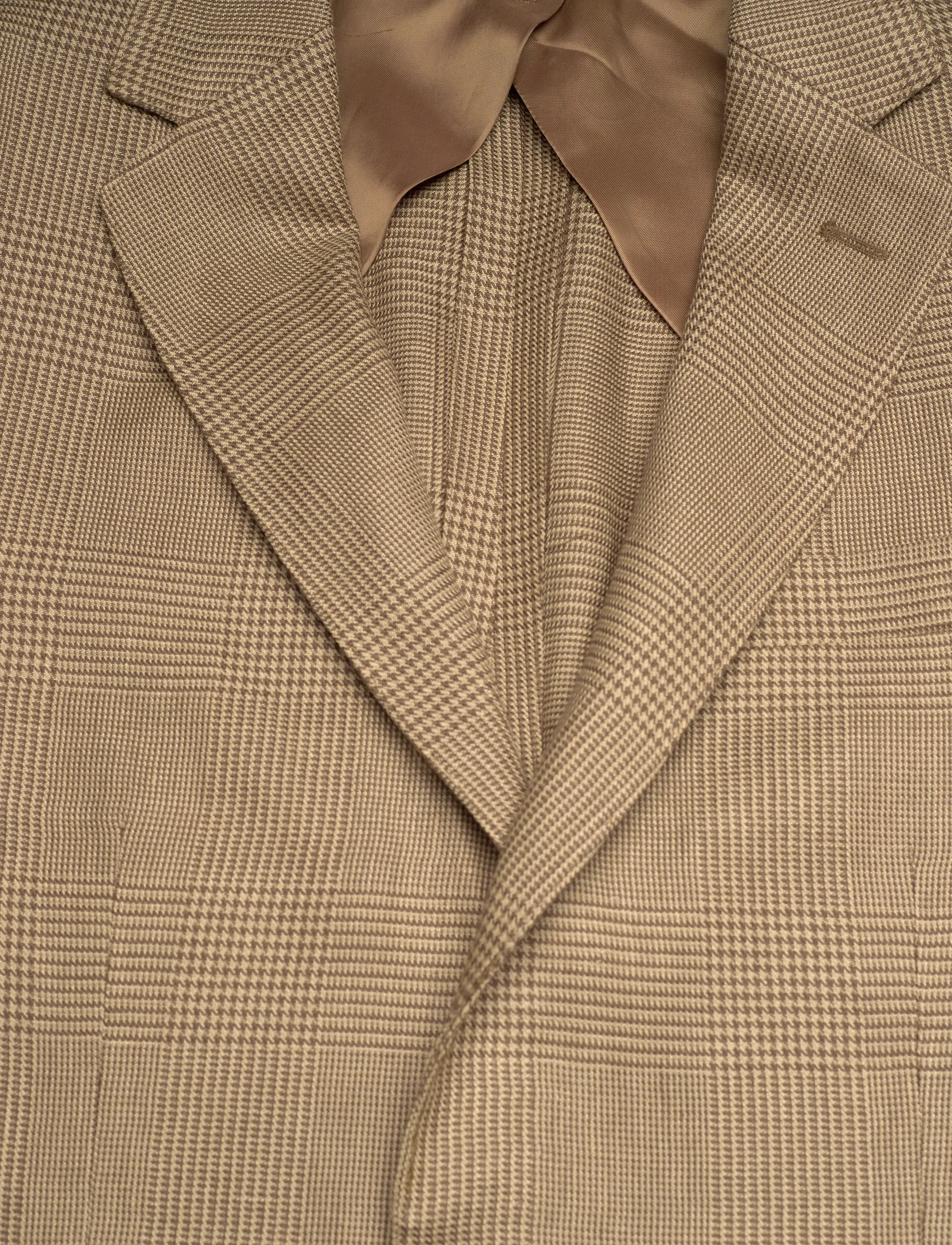 Polo Ralph Lauren - Polo Modern Fit Glen Plaid Sport Coat - einreiher - tan/brown - 2