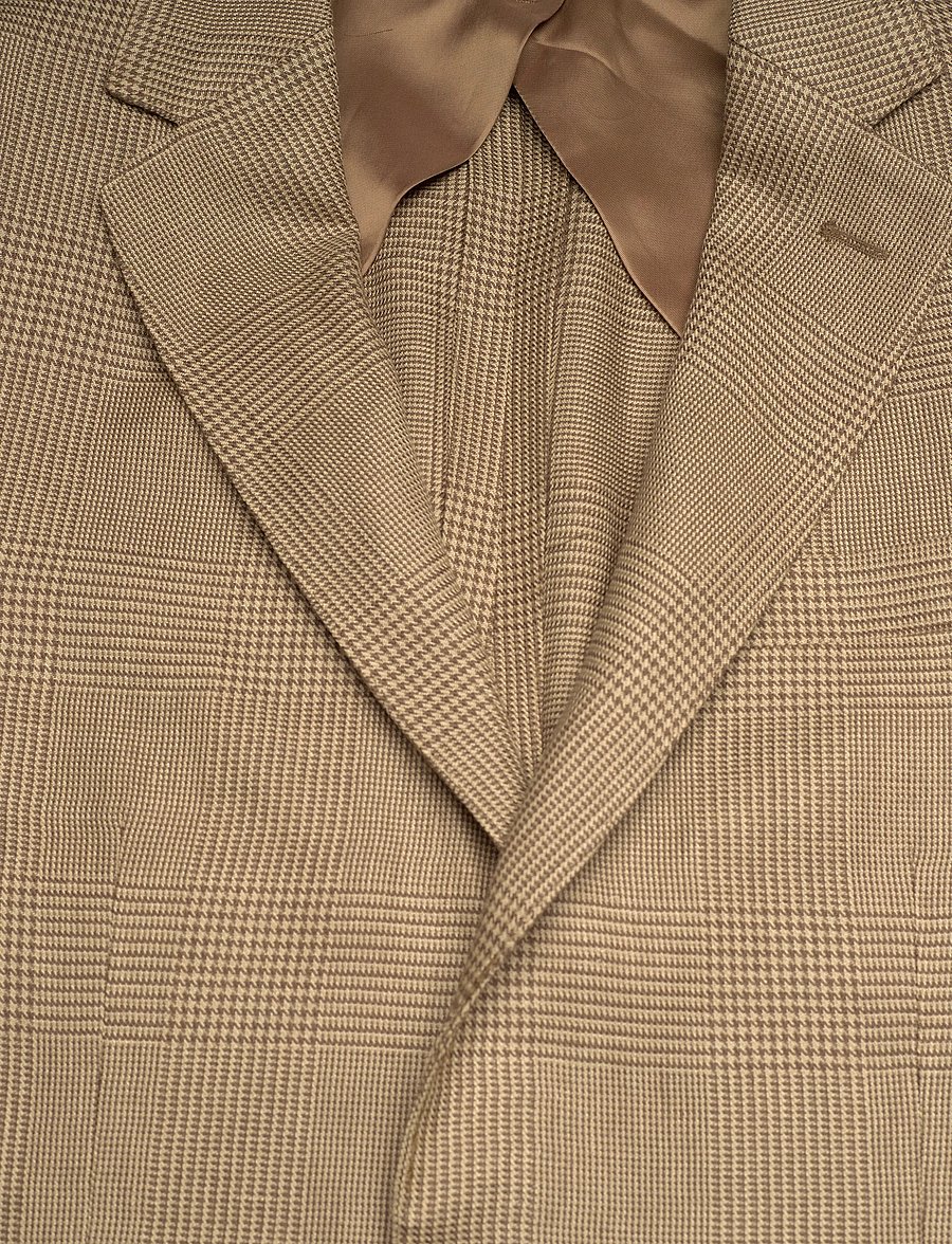 Polo Ralph Lauren - Polo Modern Fit Glen Plaid Sport Coat - einreiher - tan/brown - 2