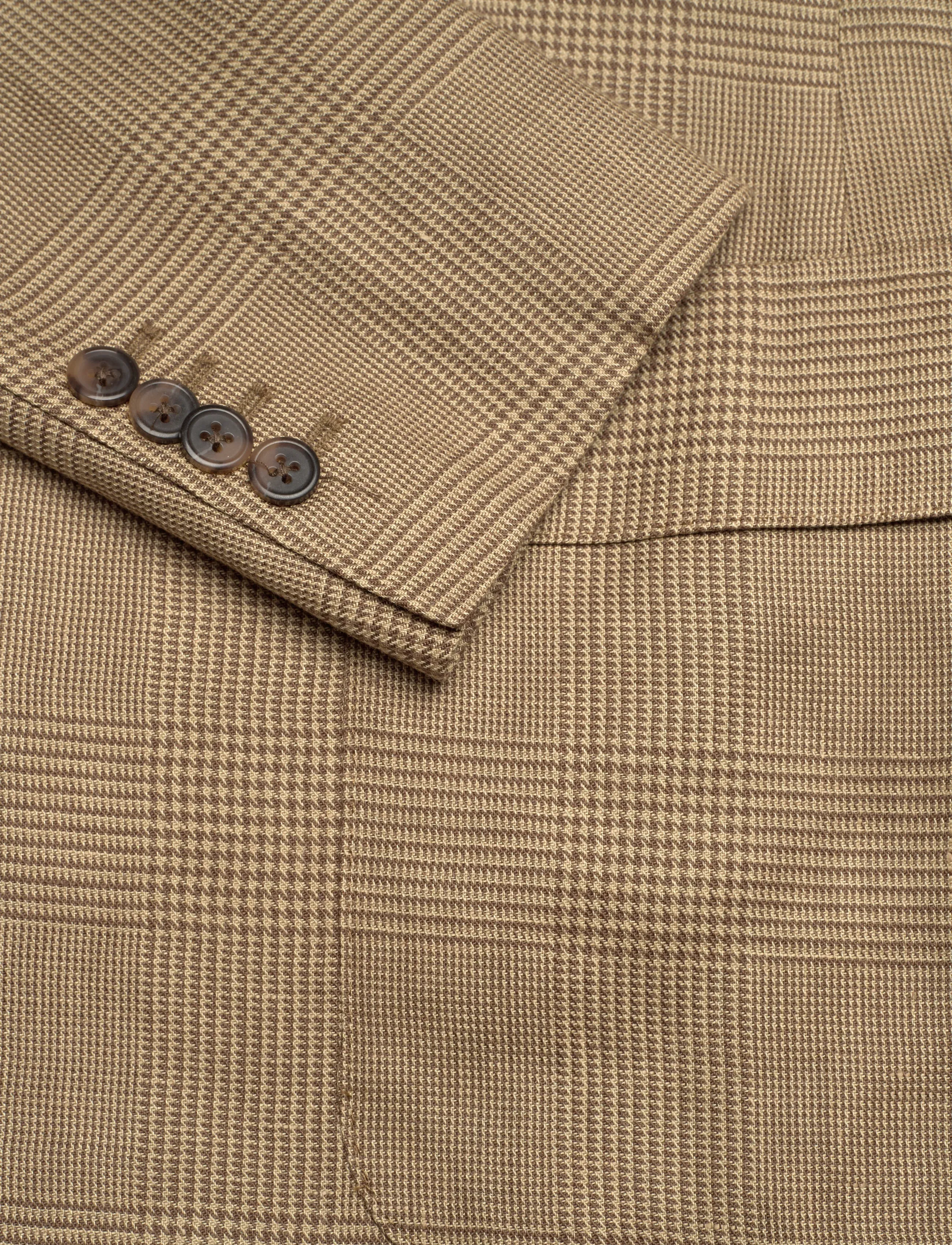 Polo Ralph Lauren - Polo Modern Fit Glen Plaid Sport Coat - einreiher - tan/brown - 3