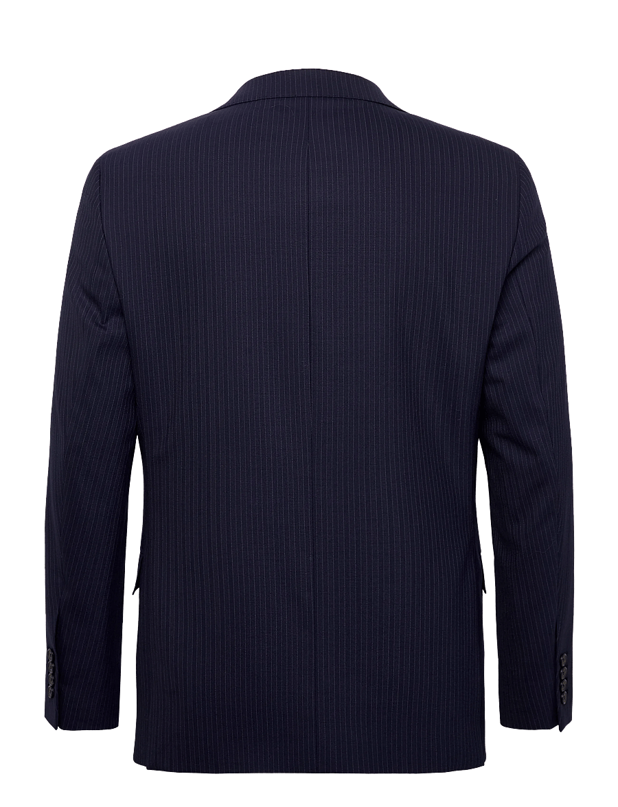 Polo Ralph Lauren - Polo Modern Fit Pinstripe Twill Jacket - enkeltradede blazere - navy - 1