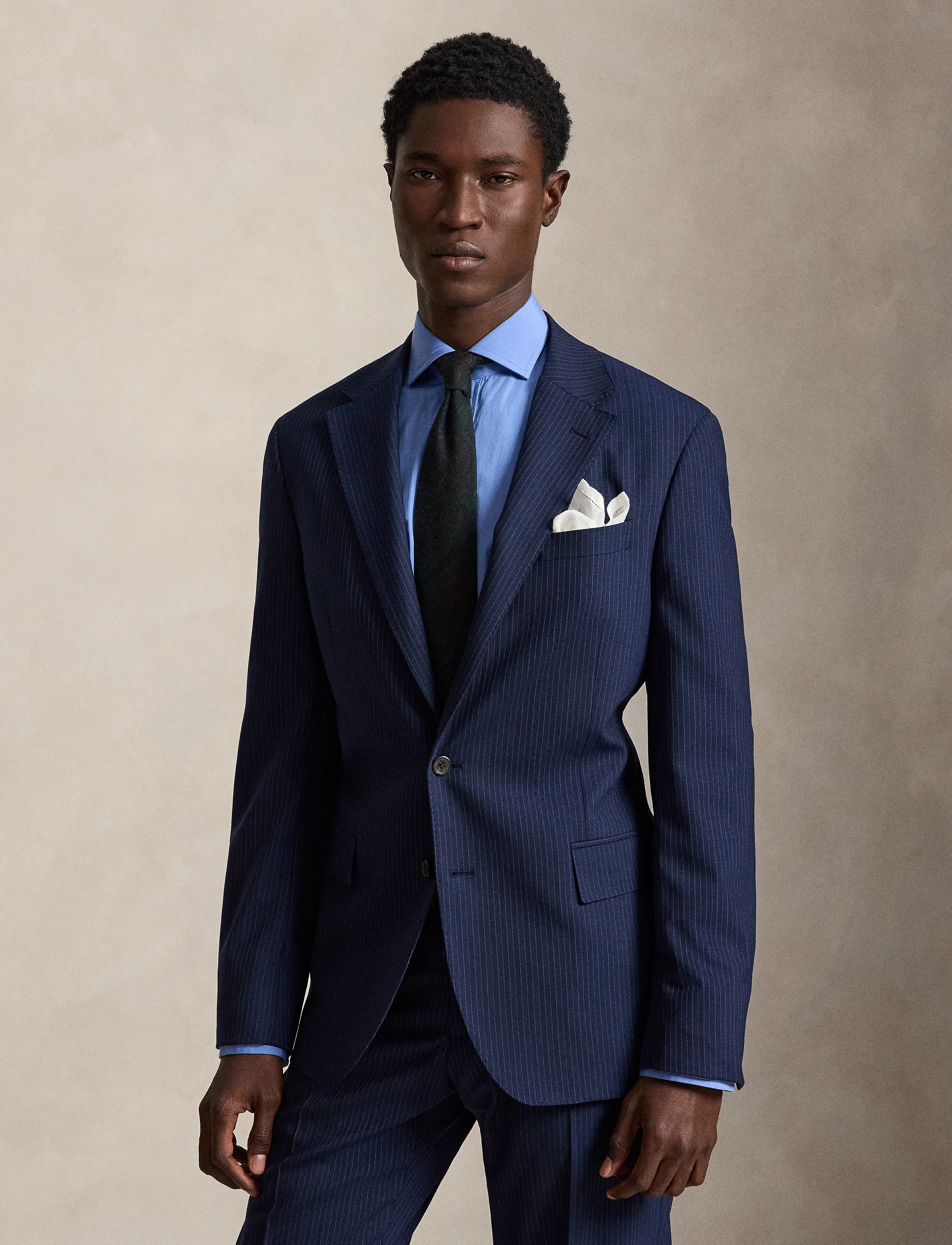 Polo Ralph Lauren Polo Modern Fit Pinstripe Twill Jacket - Nach Anlass kaufen - NAVY / navy