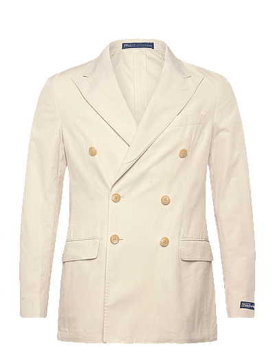 Polo Ralph Lauren Polo Soft Tailored Fit Poplin Jacket - Kostiumai ir švarkai - STONE PEBBLE / cream
