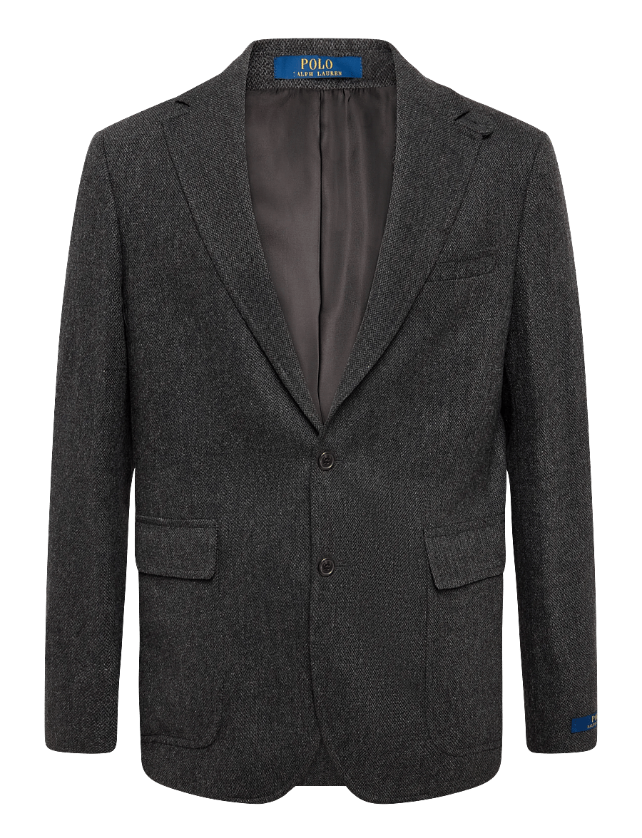 Polo Ralph Lauren - Polo Modern Fit Broken-Twill Sport Coat - enkeltradede blazere - charcoal - 1