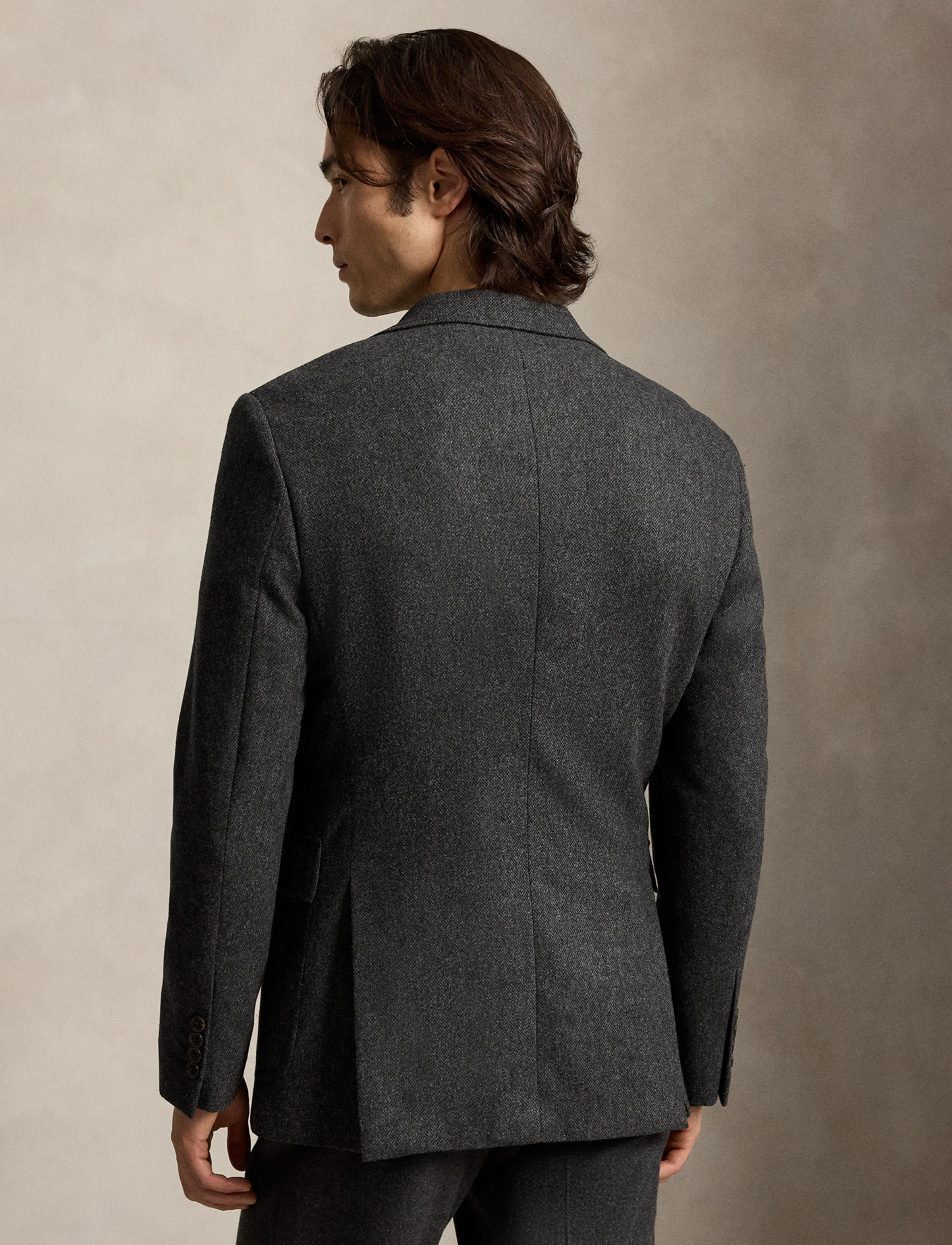 Polo Ralph Lauren - Polo Modern Fit Broken-Twill Sport Coat - enkeltradede blazere - charcoal - 3