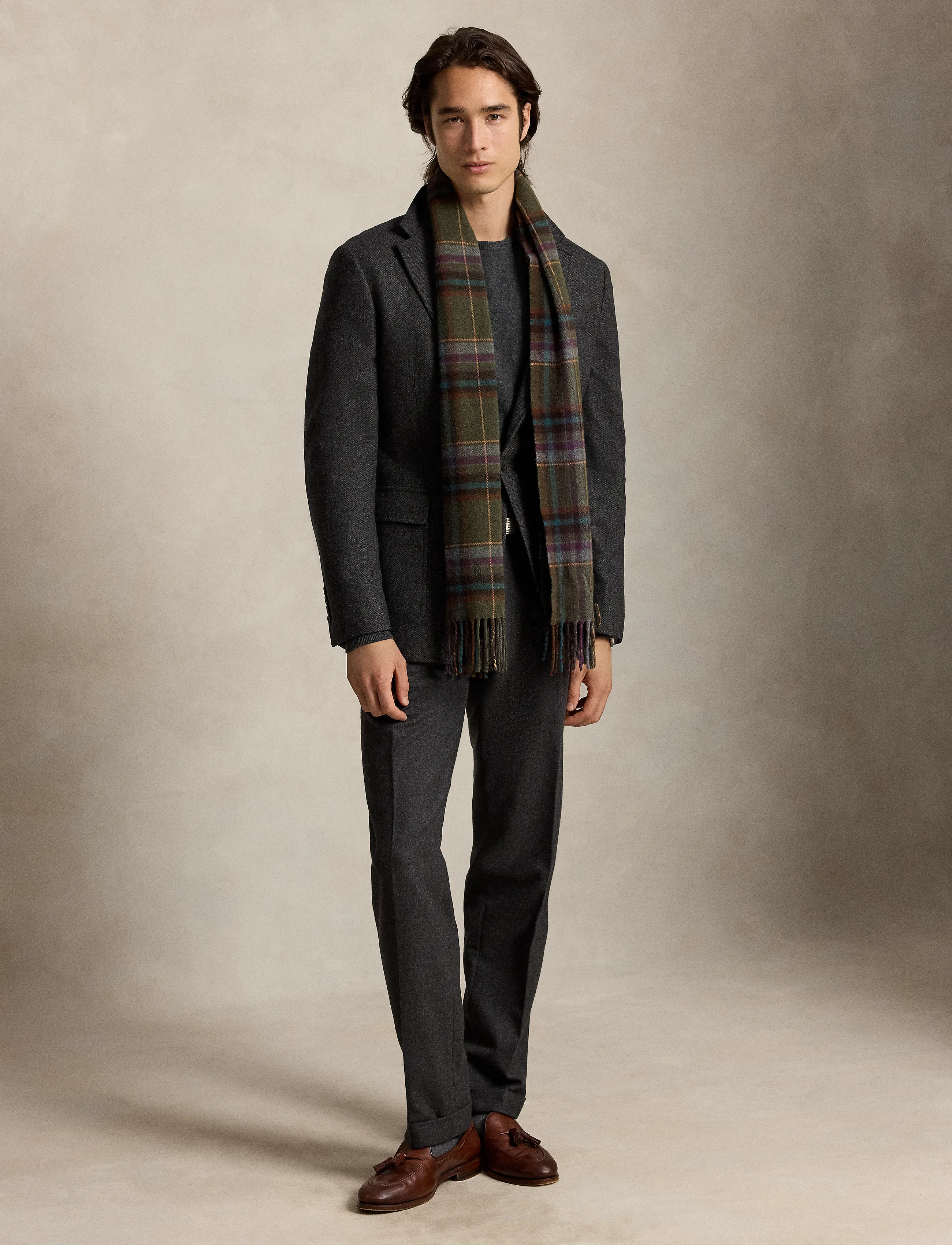 Polo Ralph Lauren - Polo Modern Fit Broken-Twill Sport Coat - enkeltradede blazere - charcoal - 4